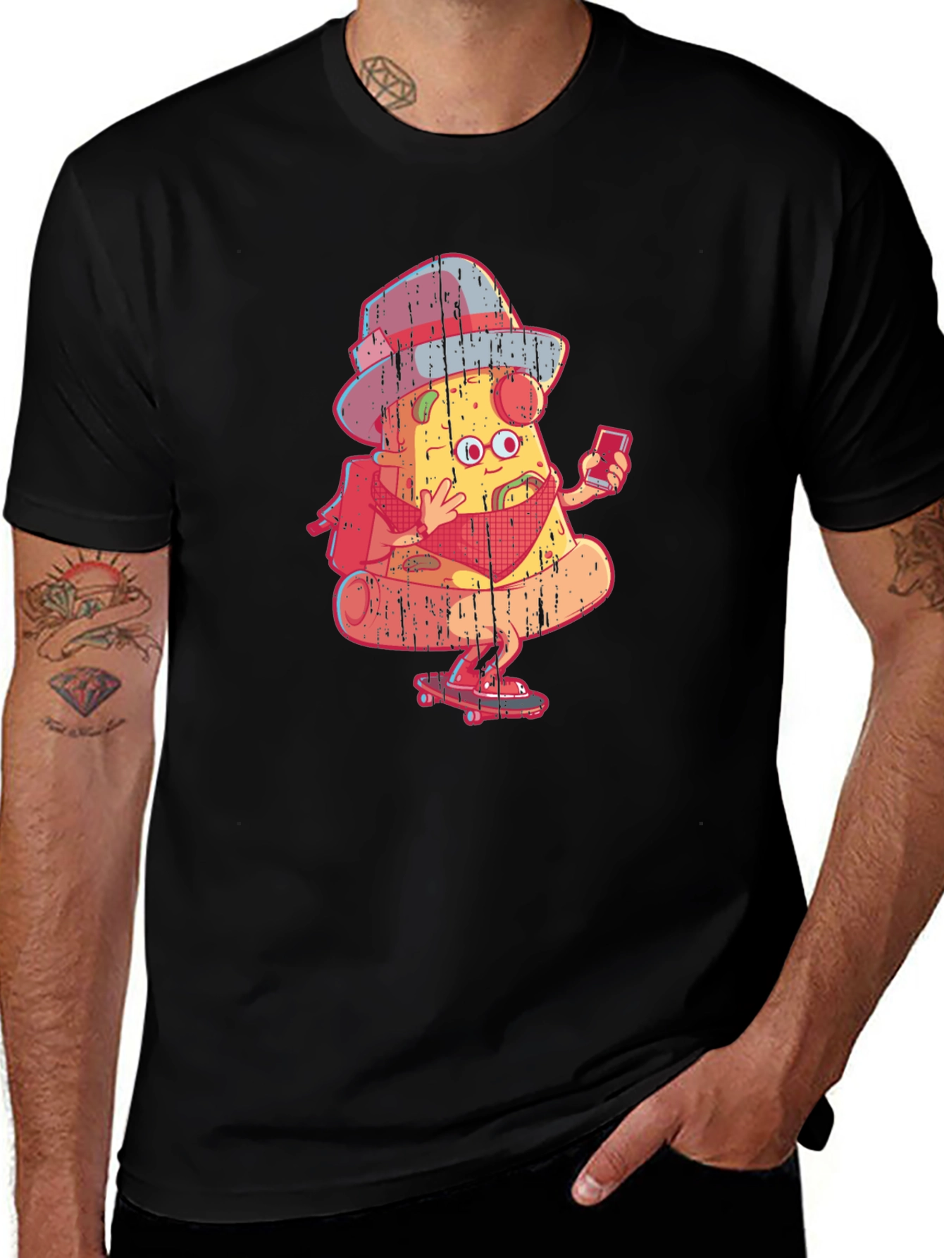 Pizza Slice Skater Graphic Tee