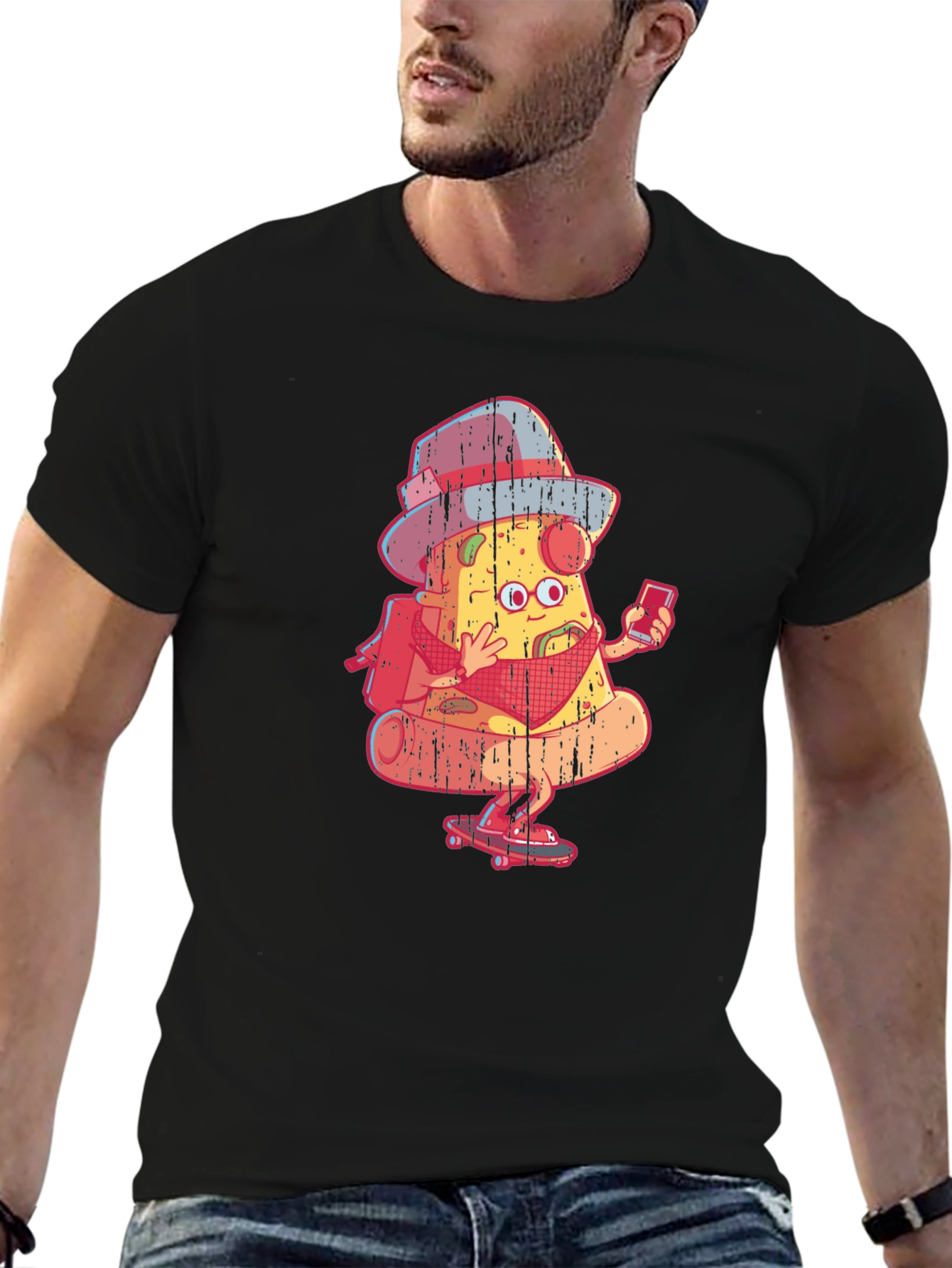 Pizza Slice Skater Graphic Tee