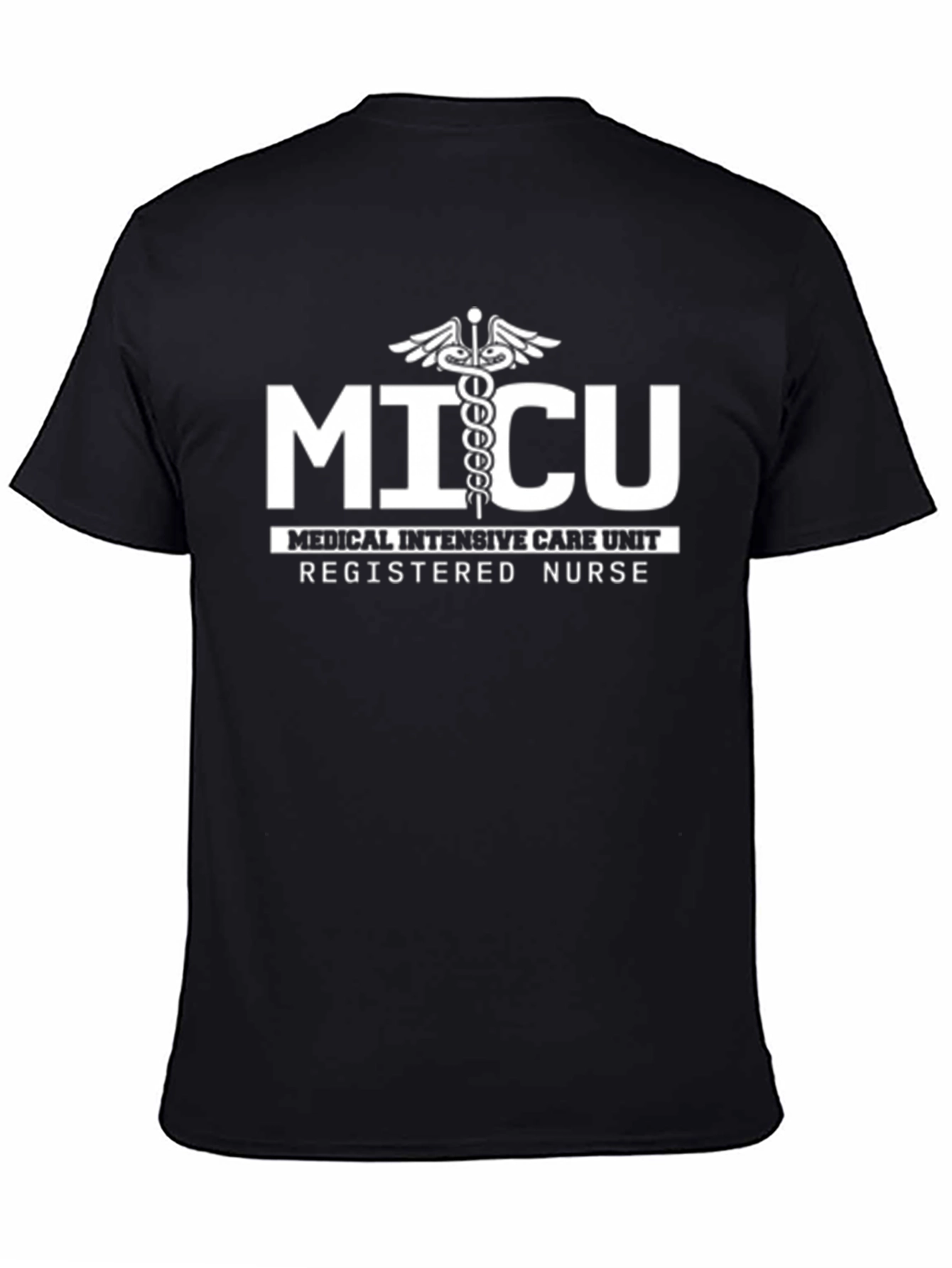 MICU Registered Nurse Black T-Shirt