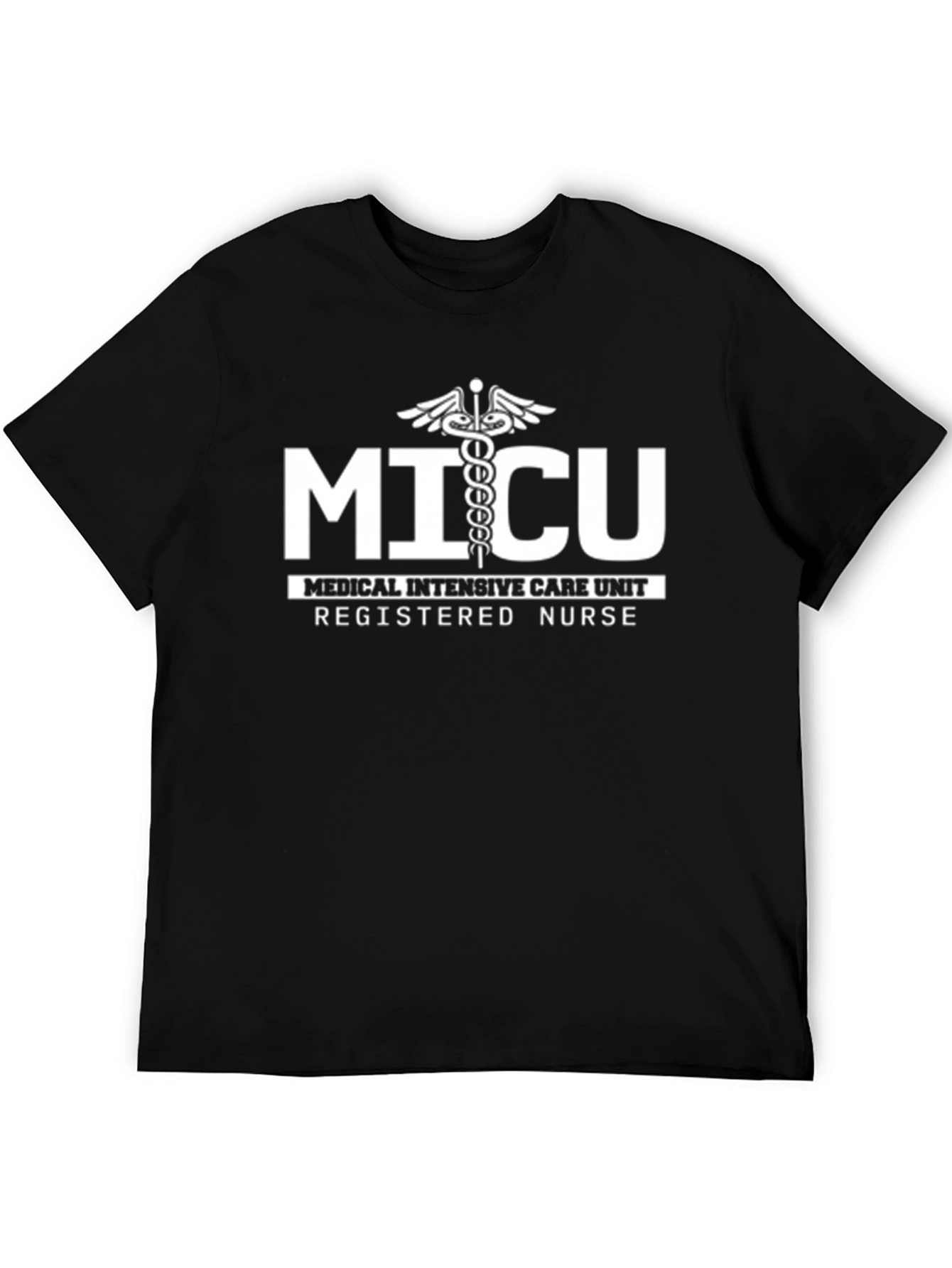 MICU Registered Nurse Black T-Shirt