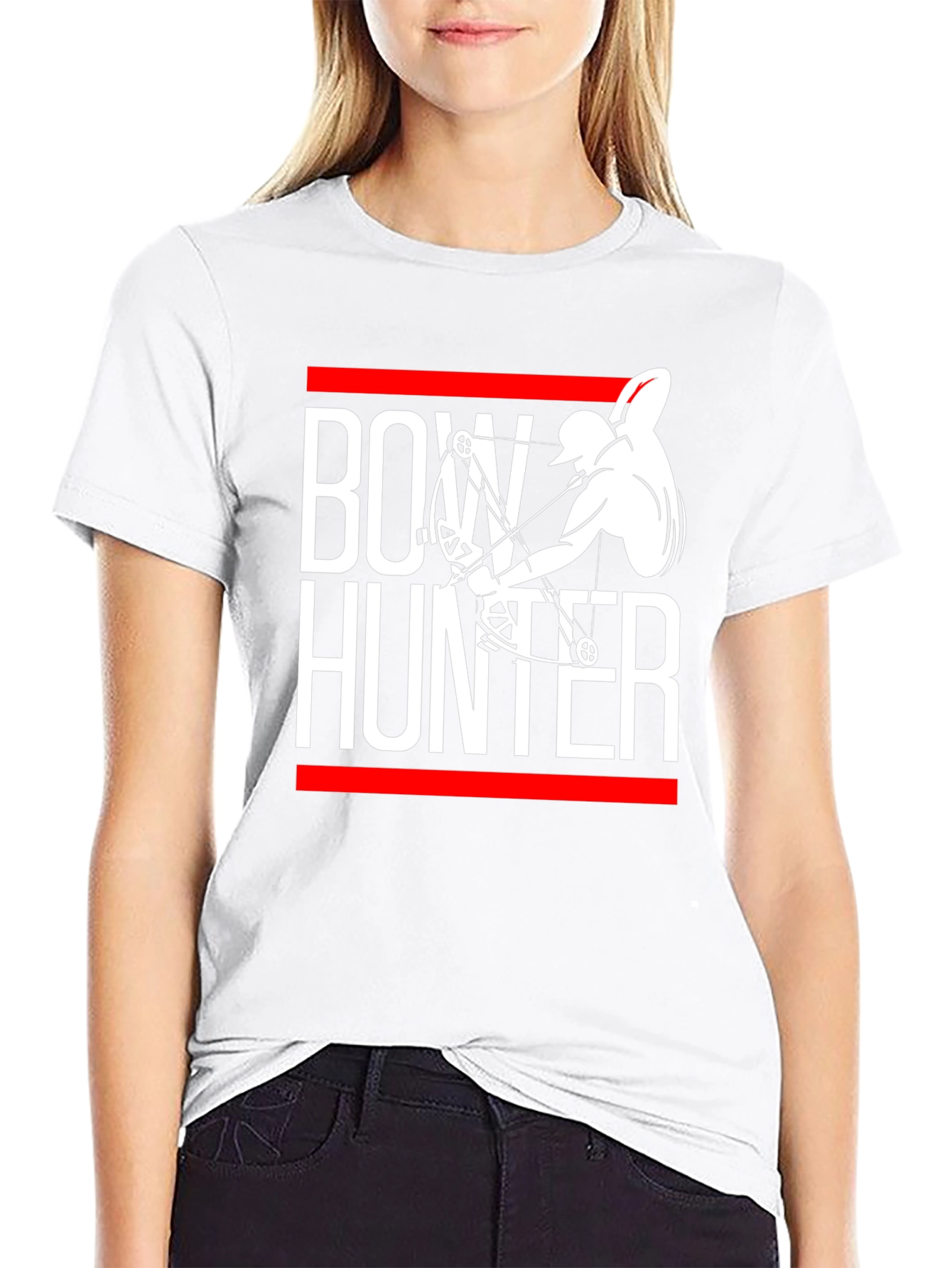 Bow Hunter Graphic T-Shirt - Black
