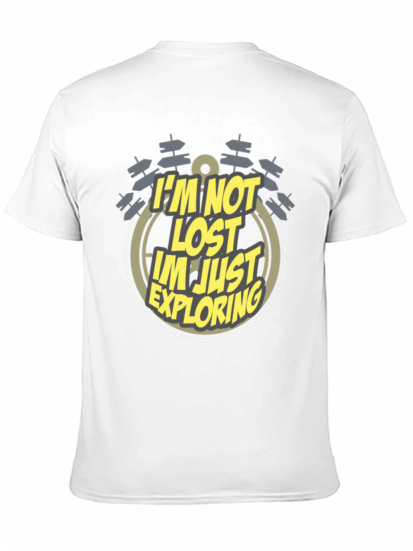 Exploring Graphic T-Shirt - Mens Black Tee
