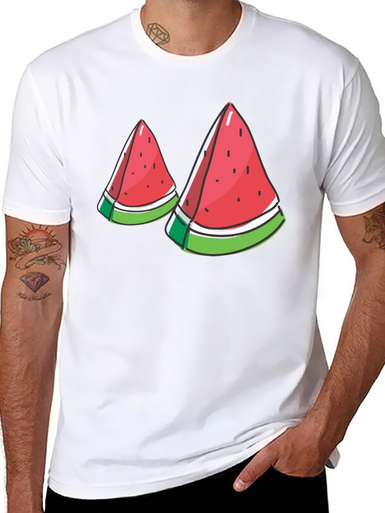 Watermelon Slice Graphic T-Shirt