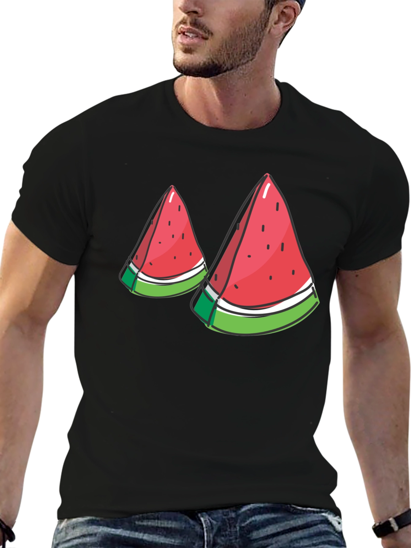 Watermelon Slice Graphic T-Shirt