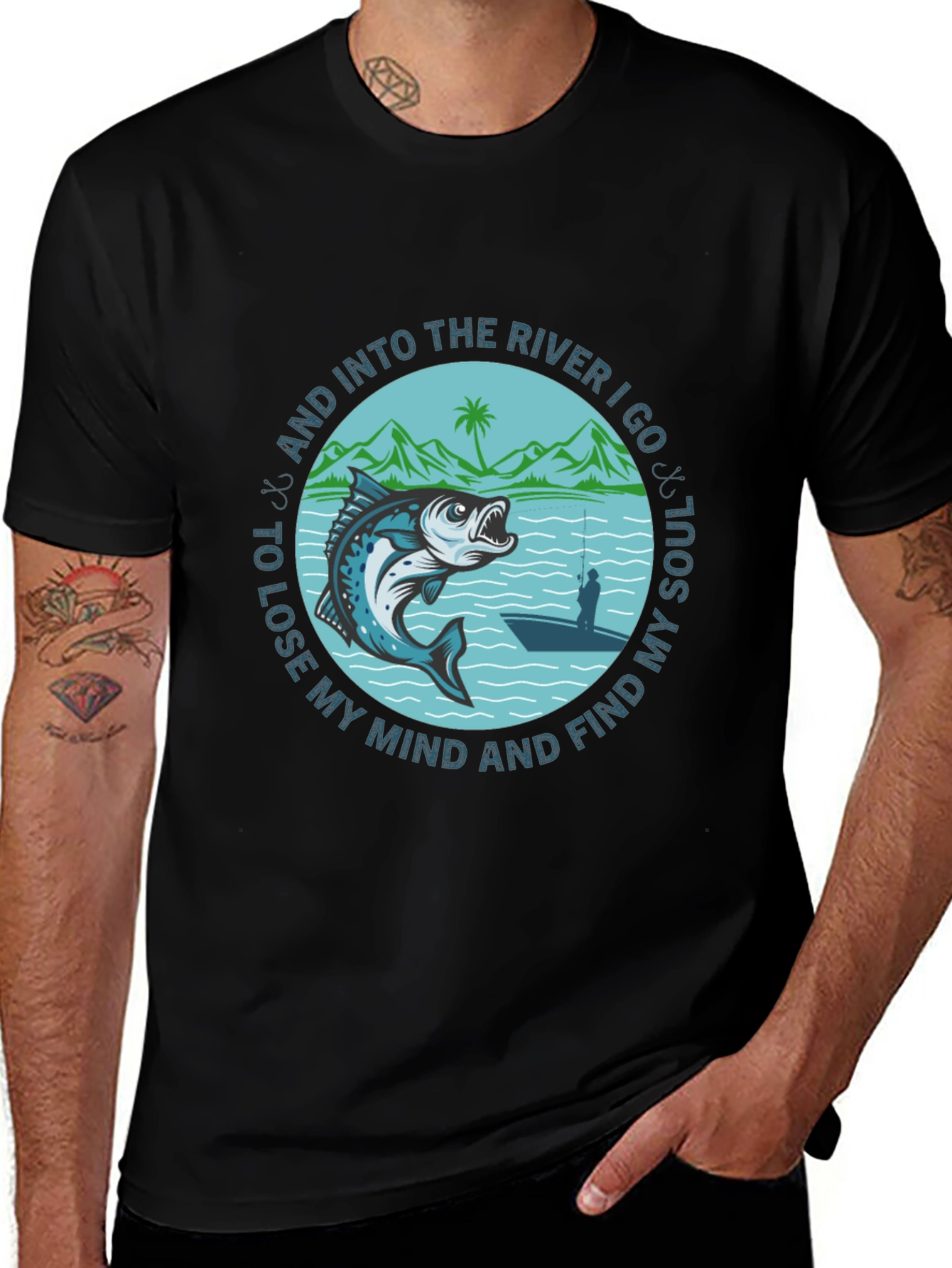 Fishing T-Shirt - River Escape