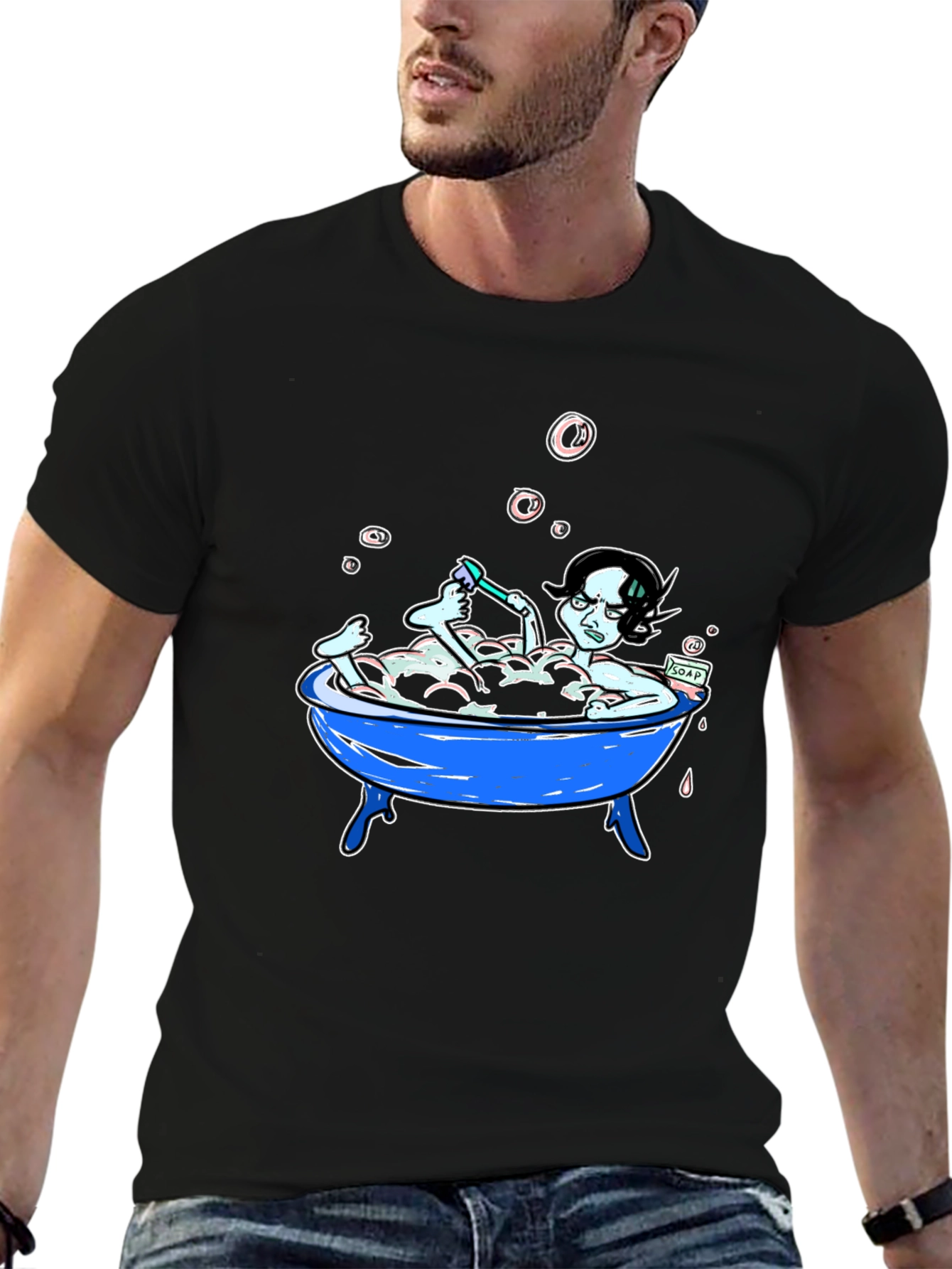 Cartoon Bath T-Shirt