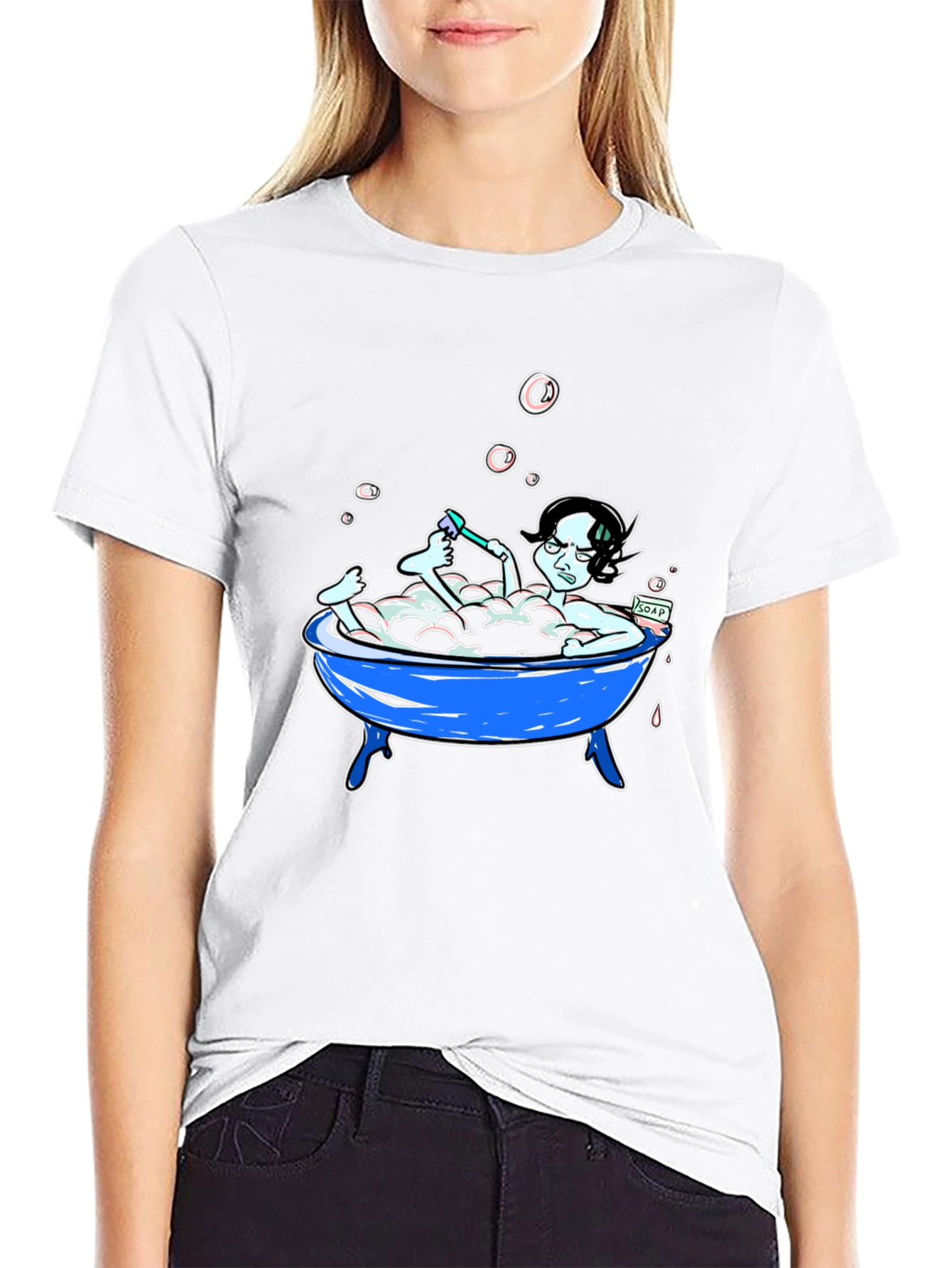 Cartoon Bath T-Shirt