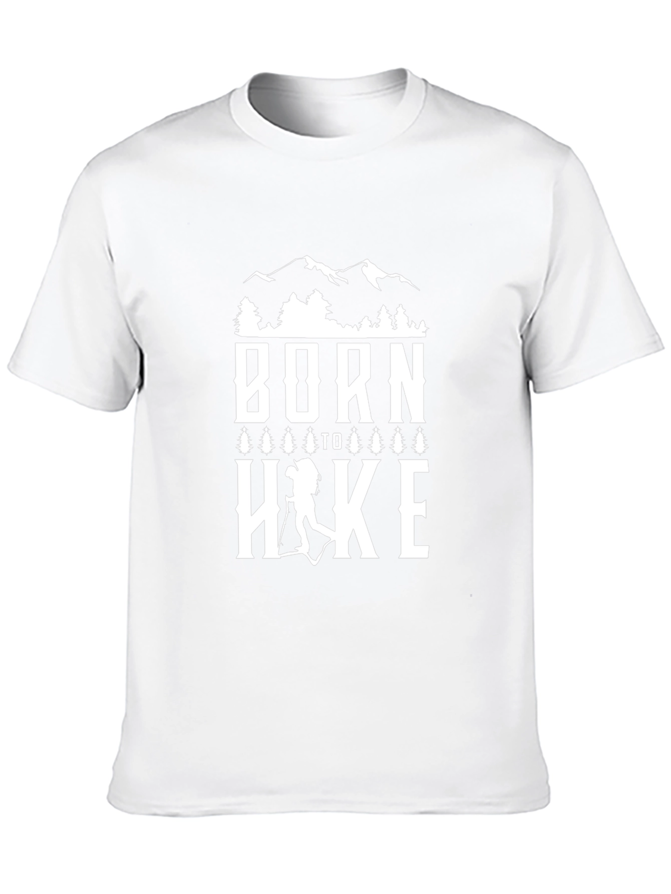 Born To Hike Black Graphic Tee