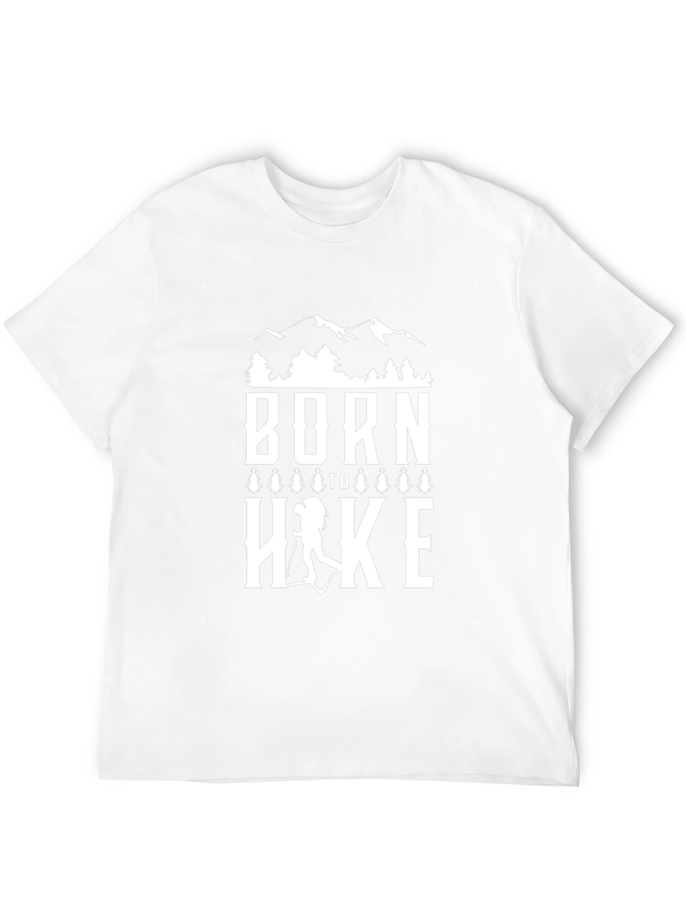 Born To Hike Black Graphic Tee