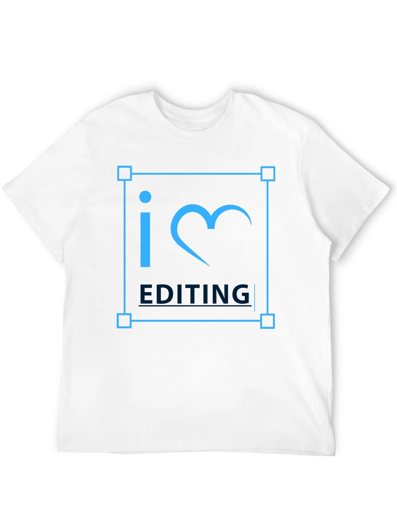 I Love Editing Black T-Shirt
