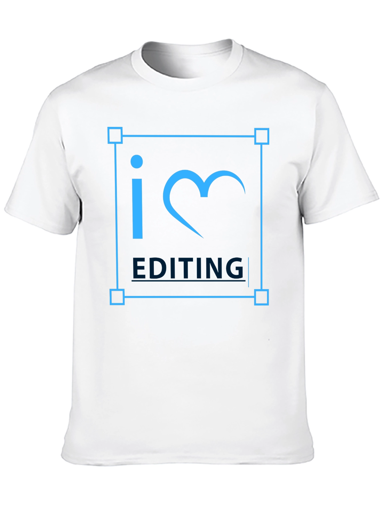 I Love Editing Black T-Shirt