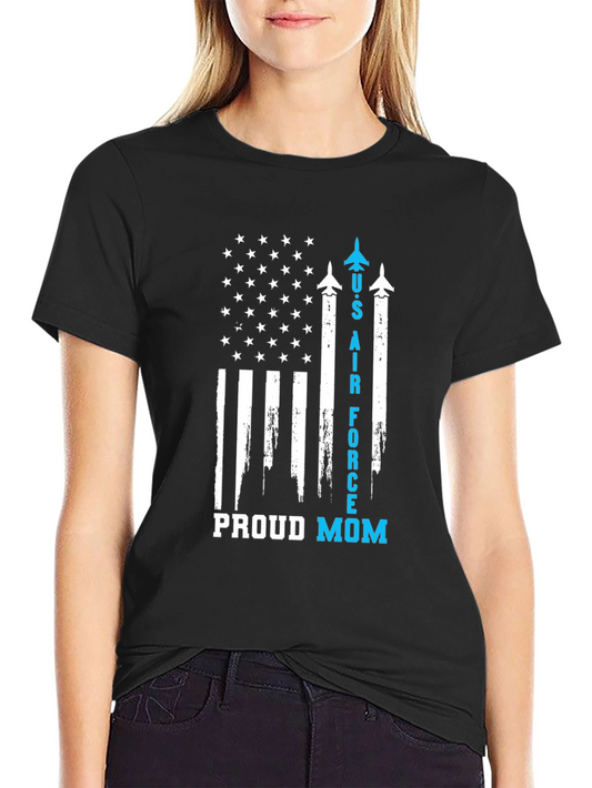 U.S. Air Force Proud Mom Graphic Tee