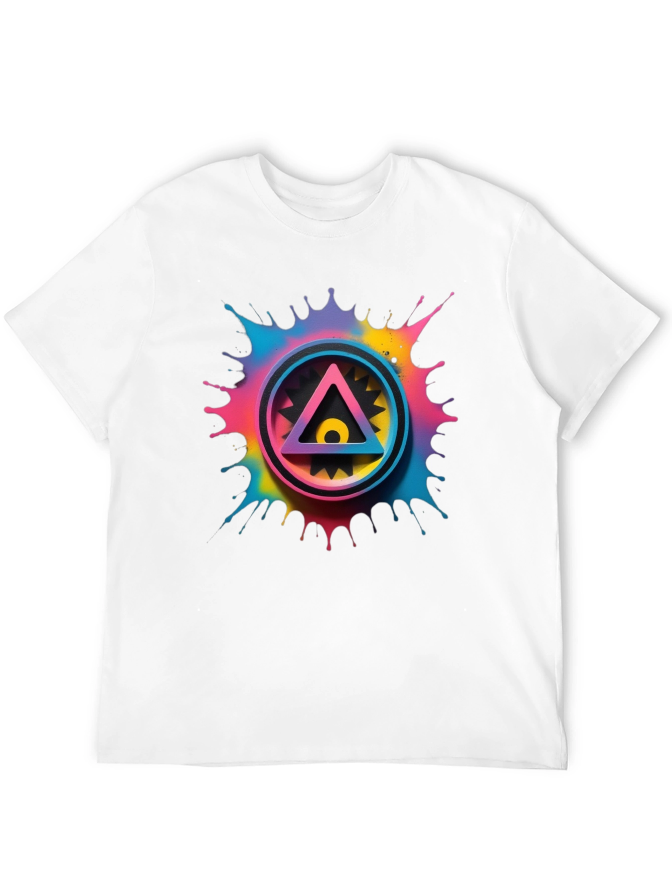 Geometric Rainbow T-Shirt