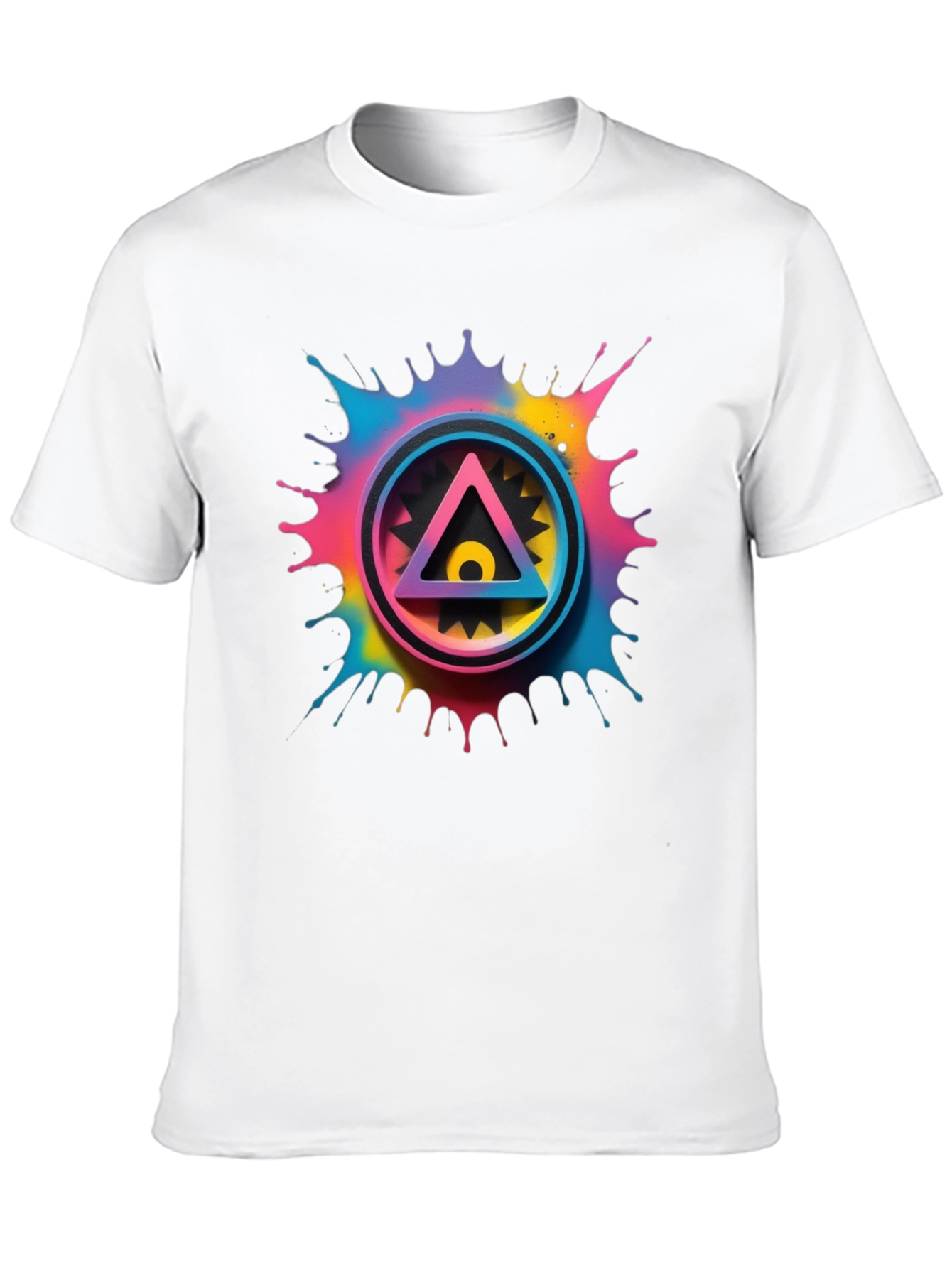 Geometric Rainbow T-Shirt