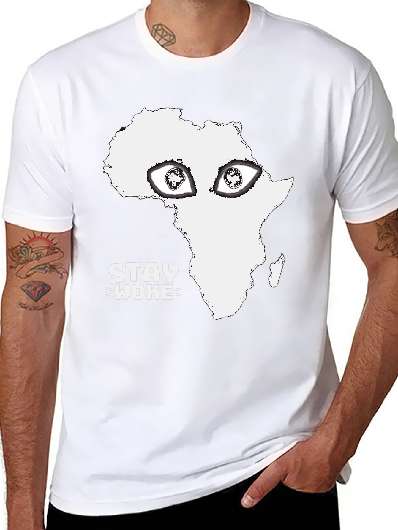 Stay Woke Africa Graphic Tee
