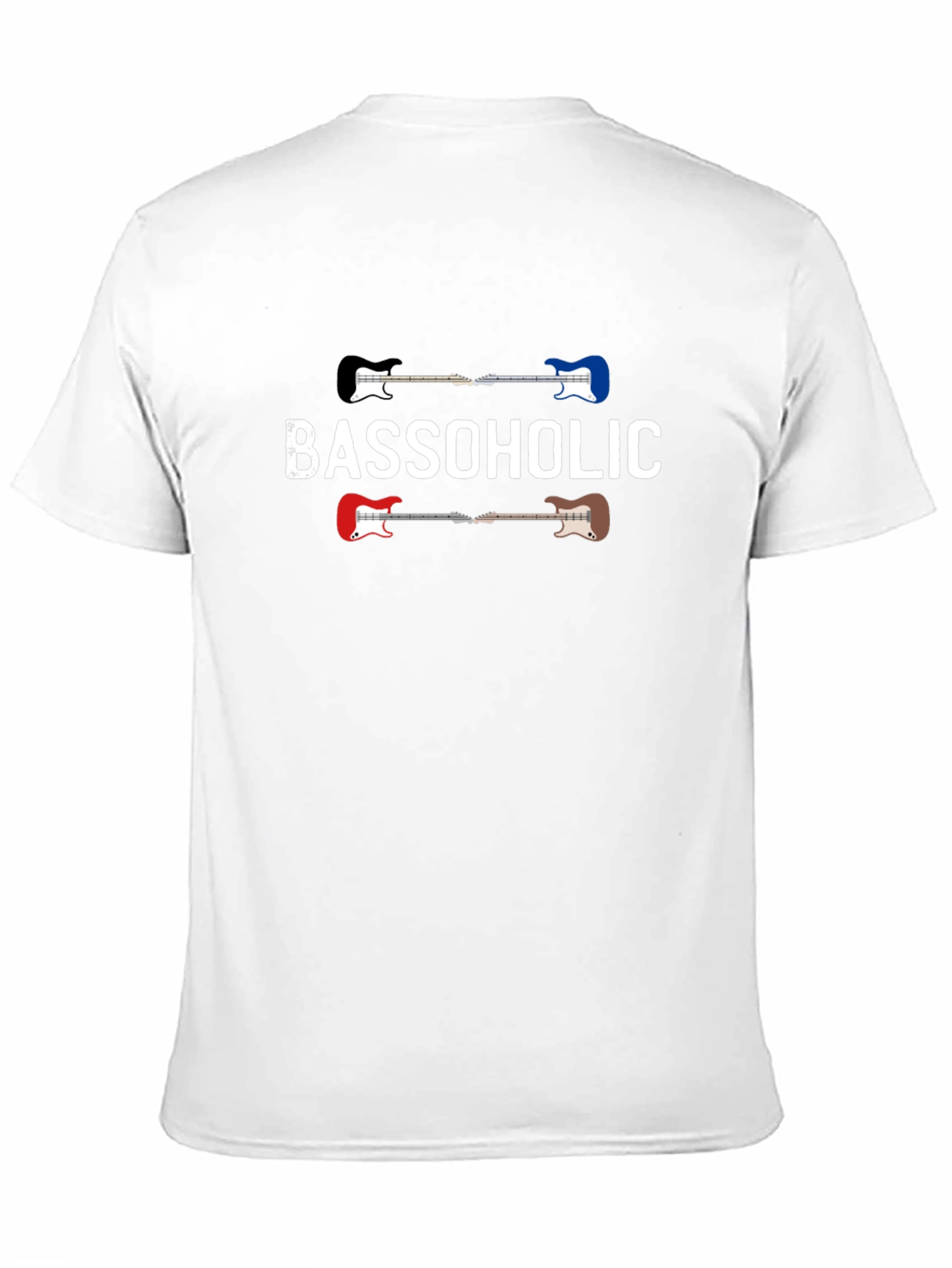 Bassoholic Guitar Graphic T-Shirt