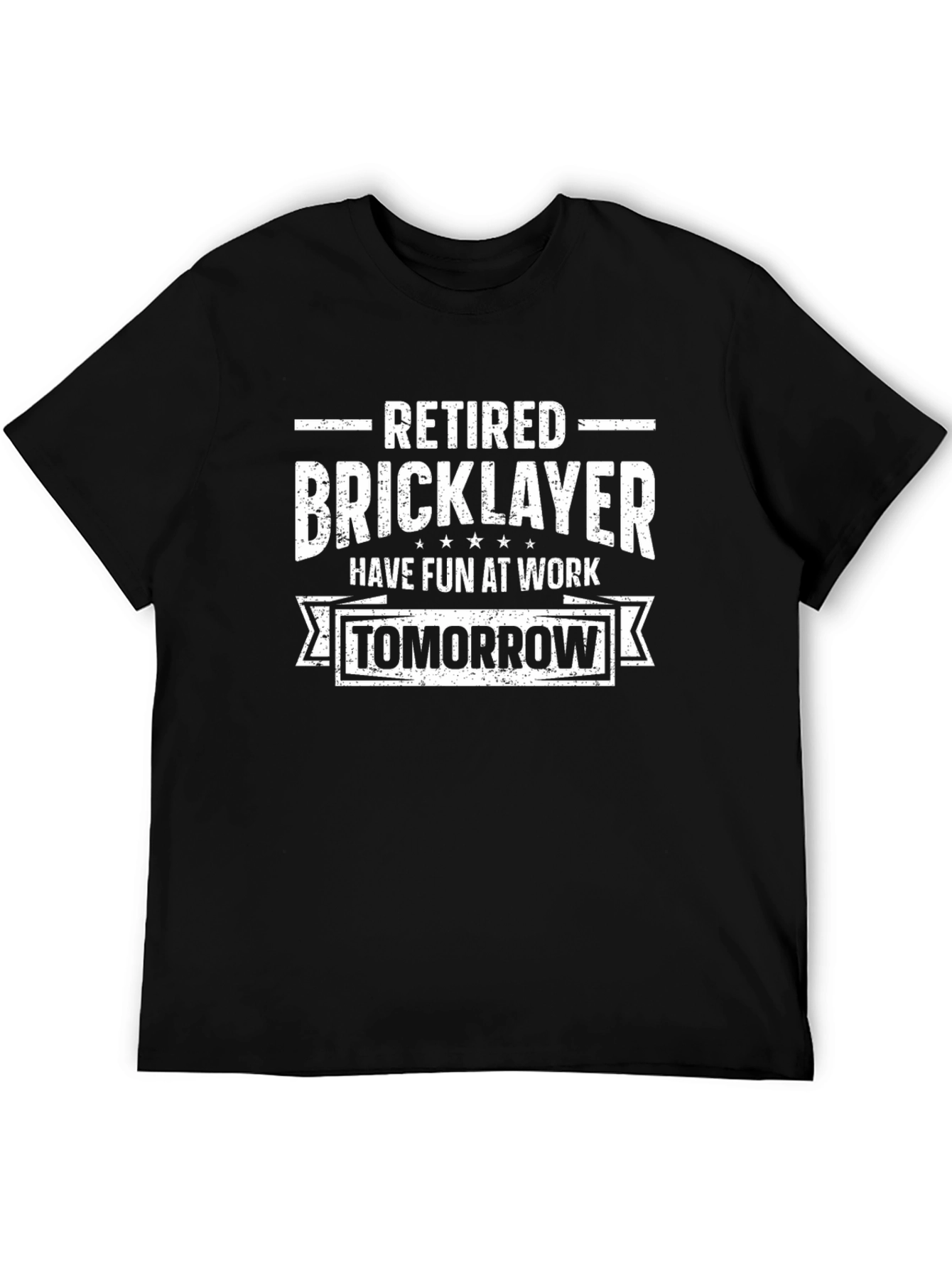Retired Bricklayer T-Shirt - Funny Retirement Gift Tee