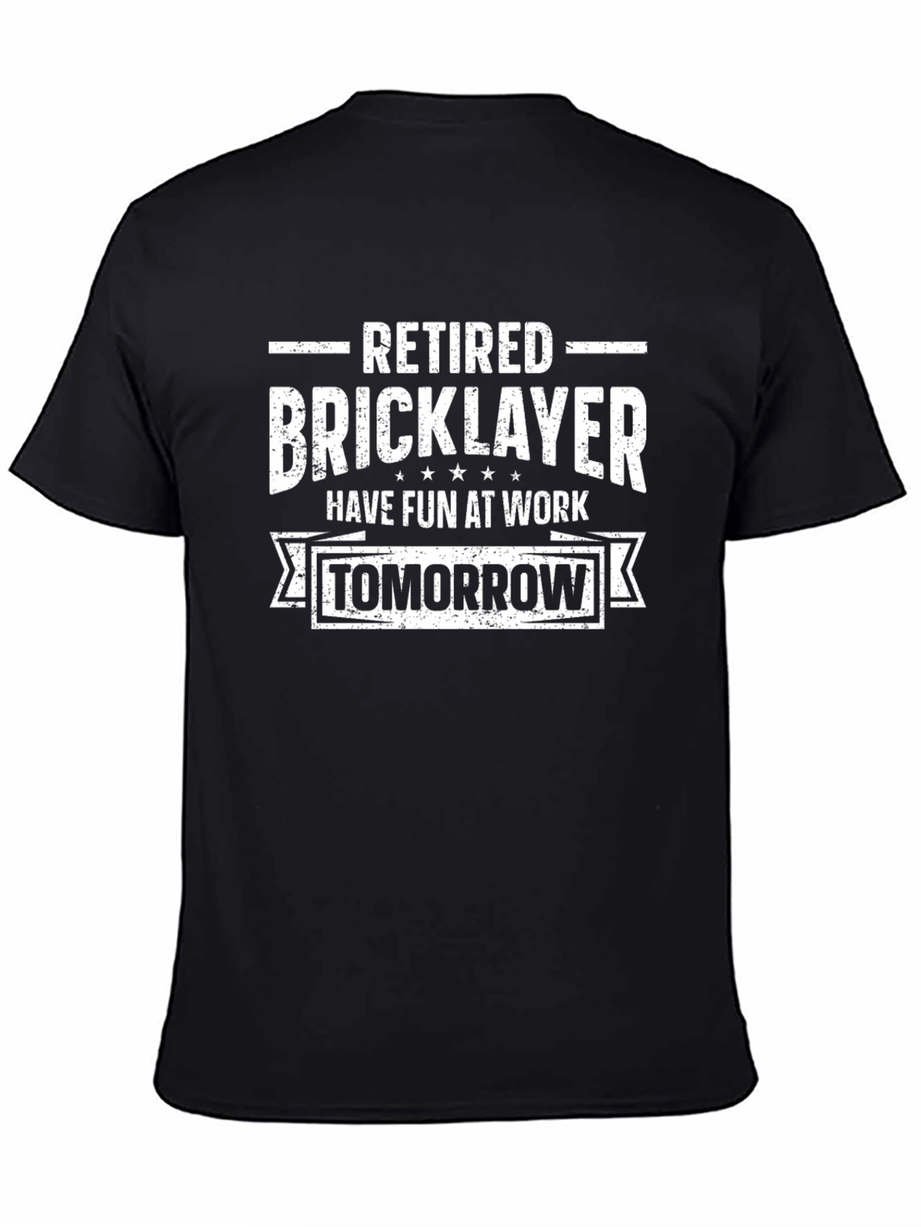 Retired Bricklayer T-Shirt - Funny Retirement Gift Tee