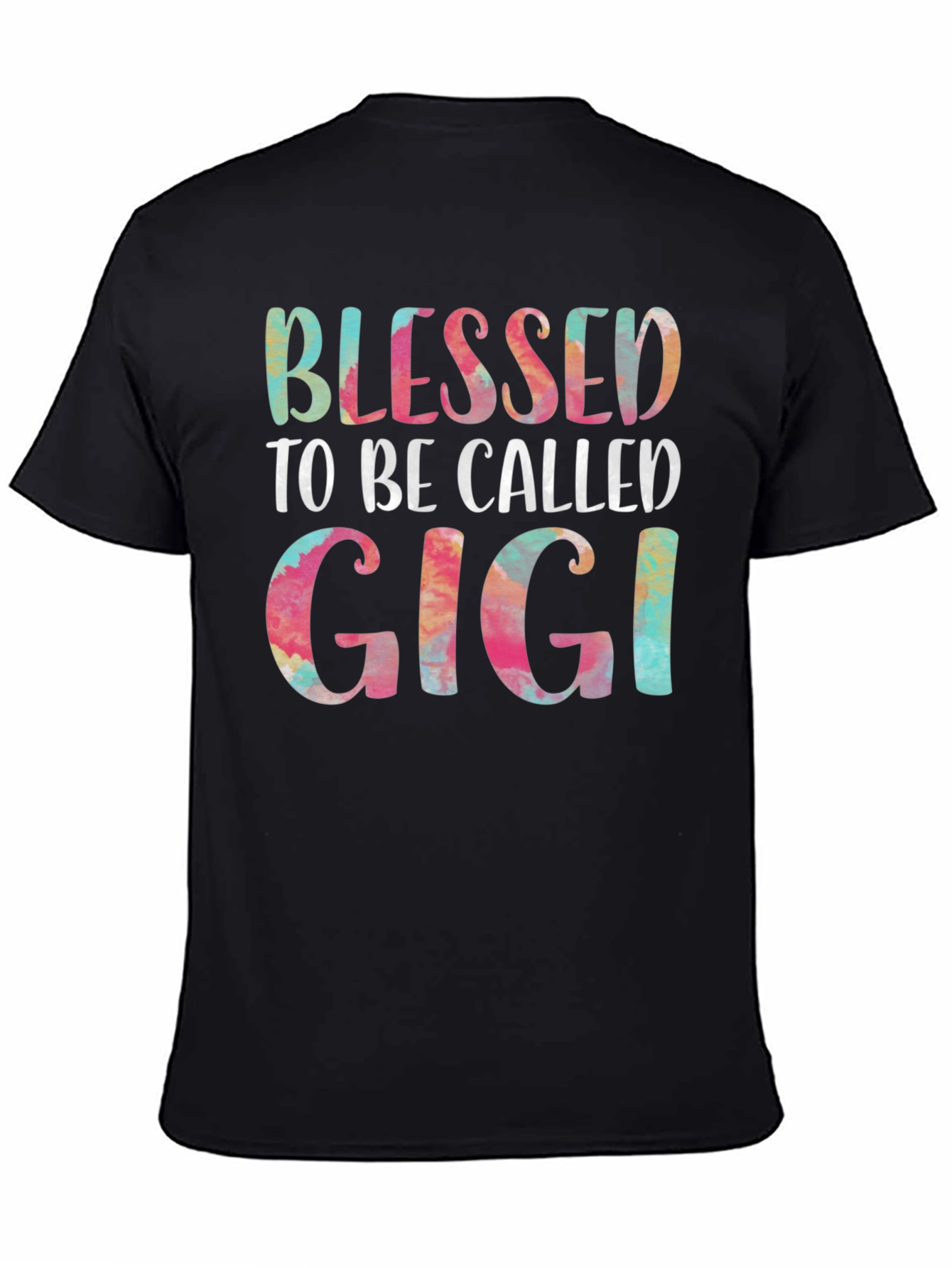 Blessed Gigi Graphic Tee - Black
