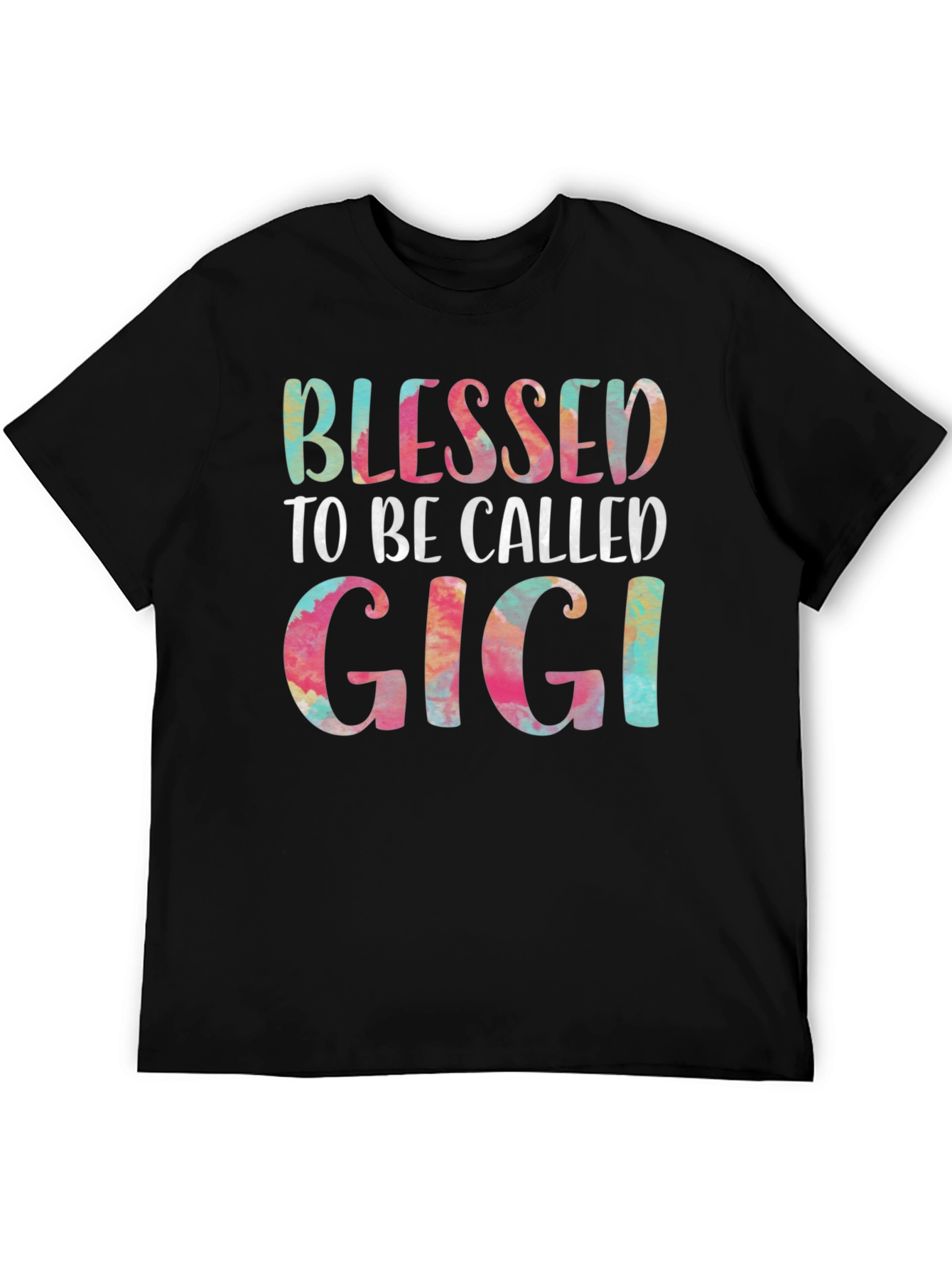 Blessed Gigi Graphic Tee - Black