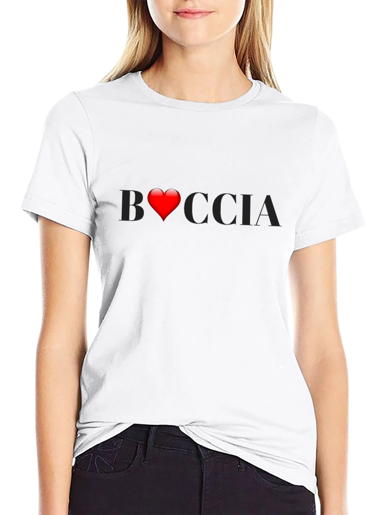 Boccia Heart Graphic T-Shirt - Stylish Casual Wear