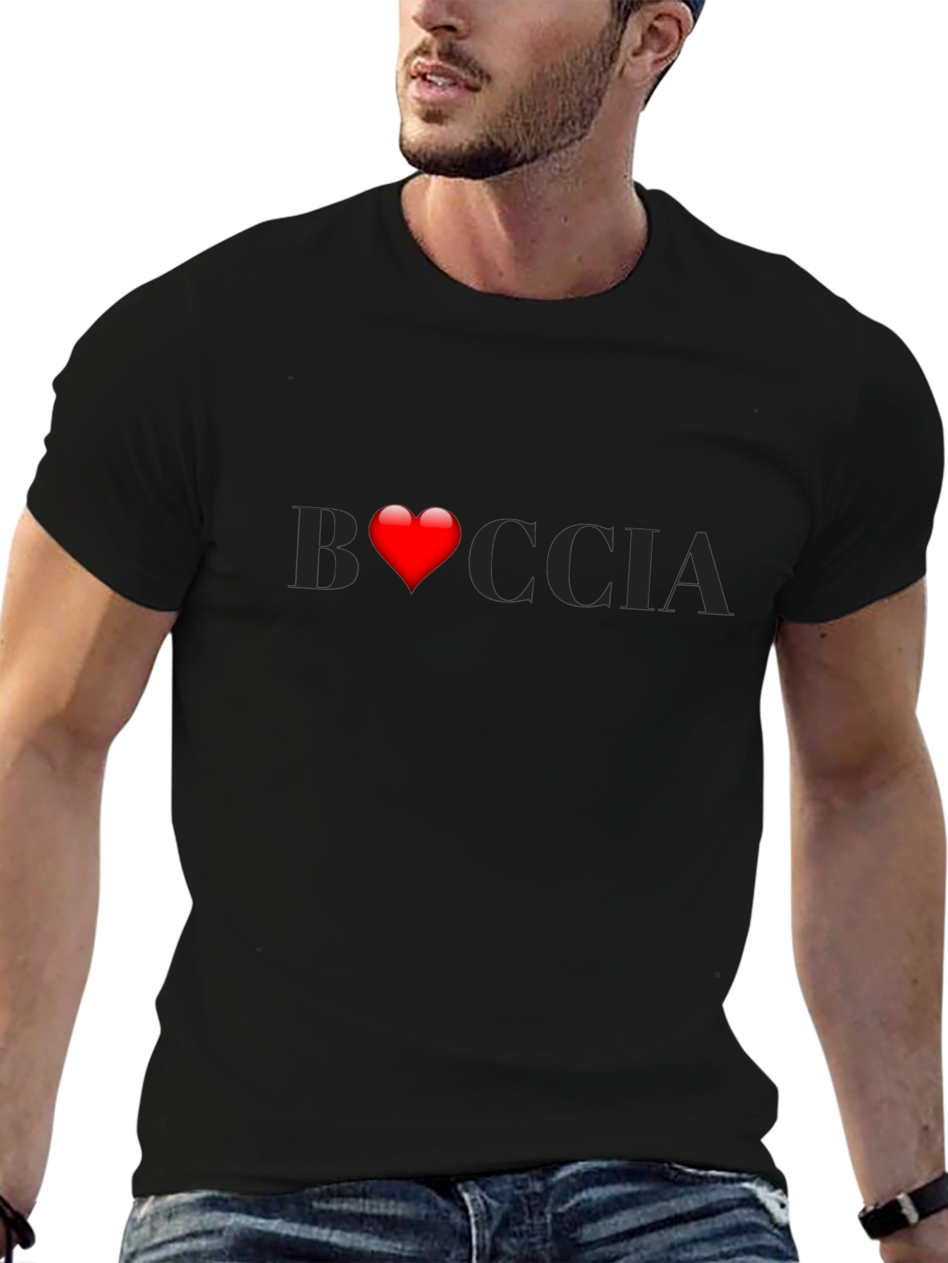 Boccia Heart Graphic T-Shirt - Stylish Casual Wear