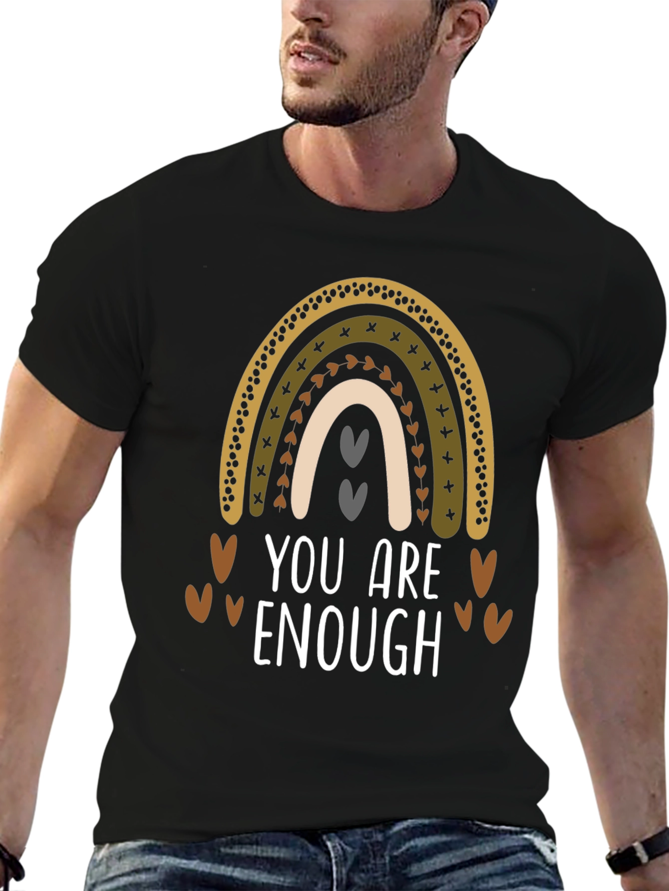 You Are Enough Rainbow T-Shirt