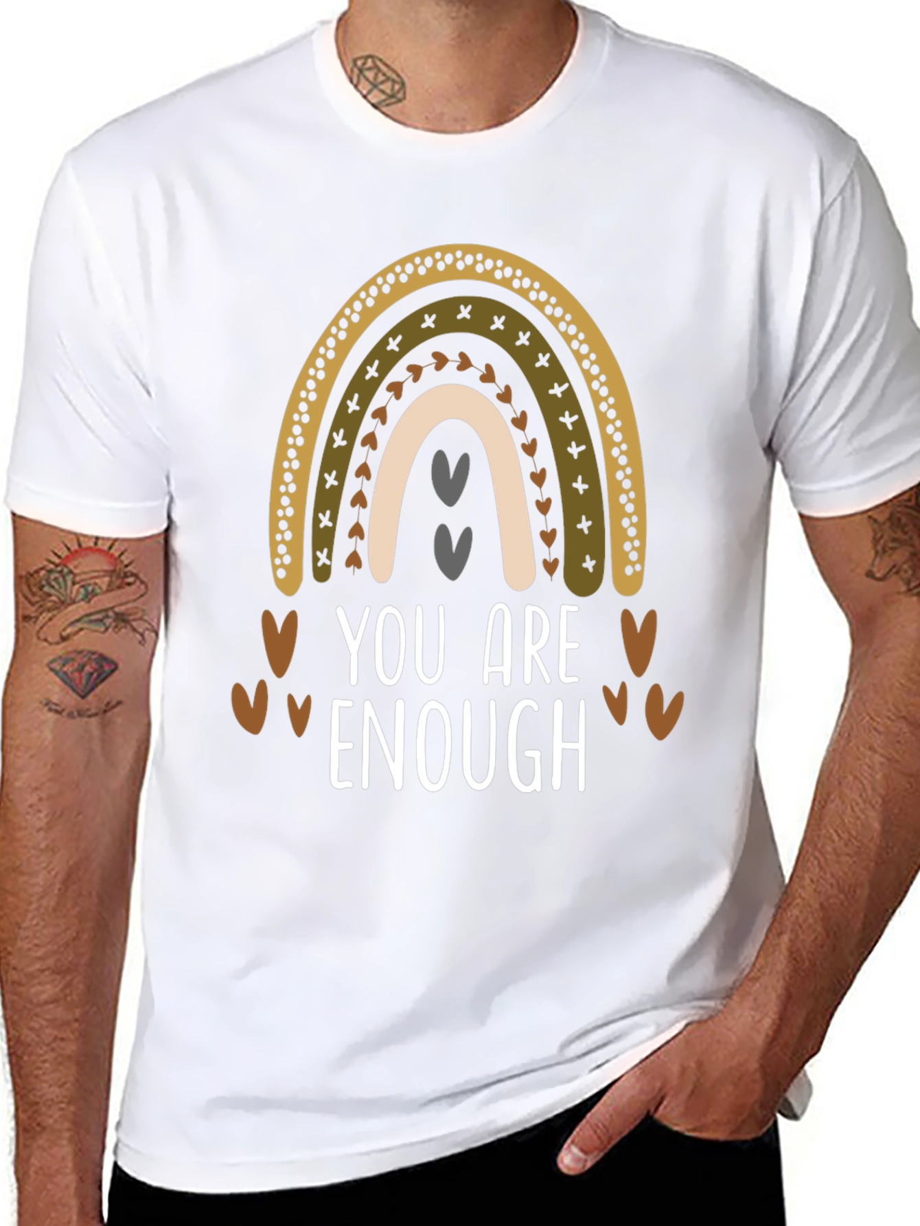 You Are Enough Rainbow T-Shirt