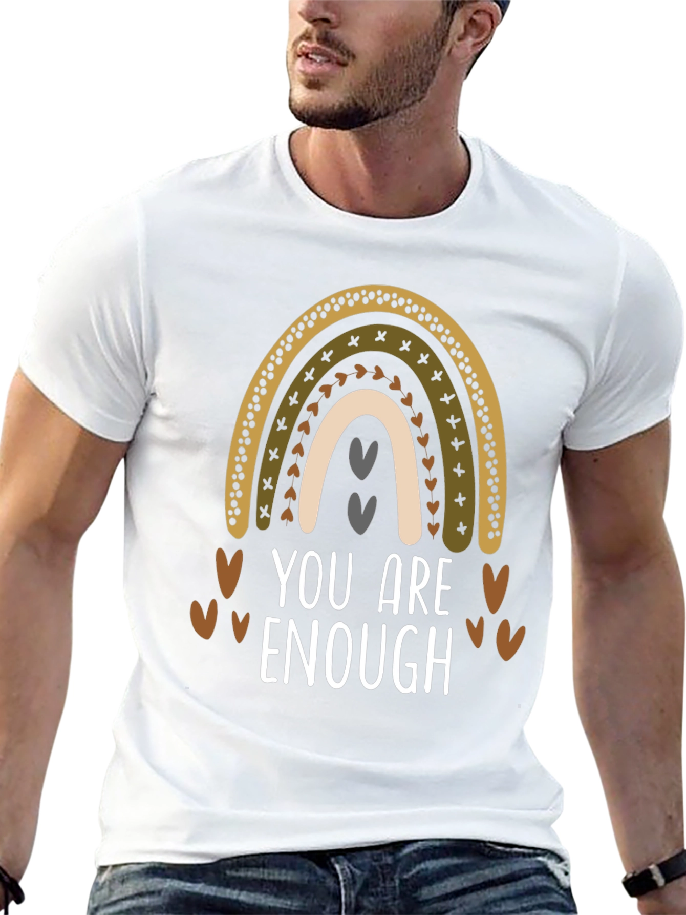You Are Enough Rainbow T-Shirt