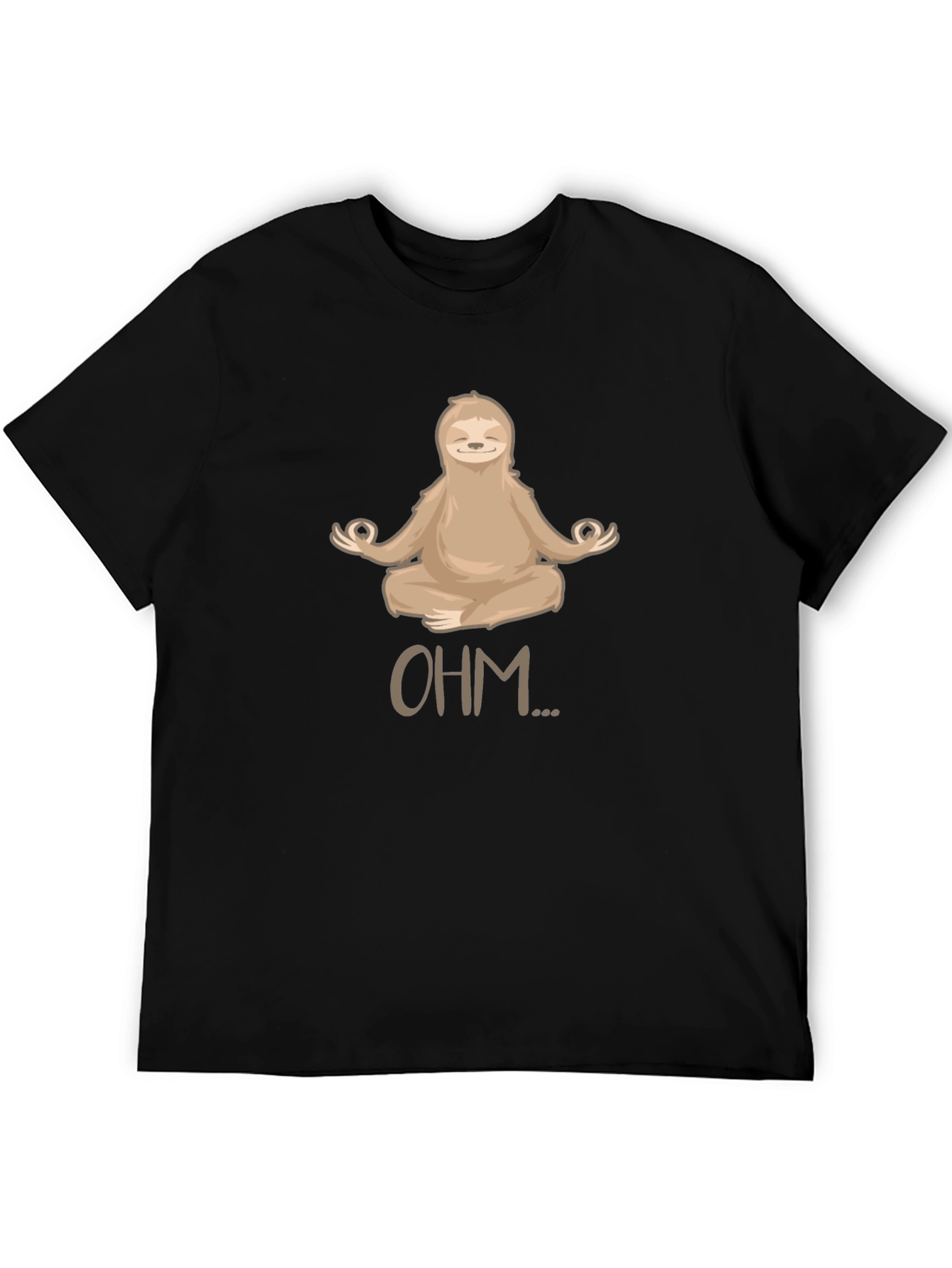 Sloth Ohm T-Shirt - Meditating Animal Tee