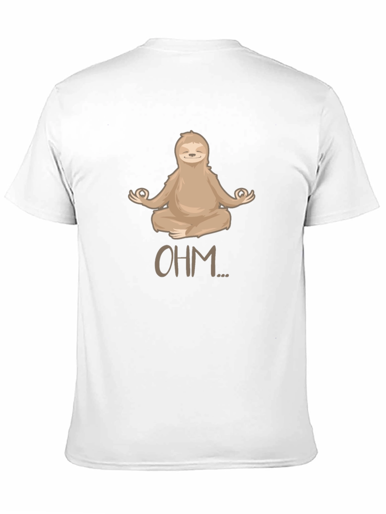 Sloth Ohm T-Shirt - Meditating Animal Tee