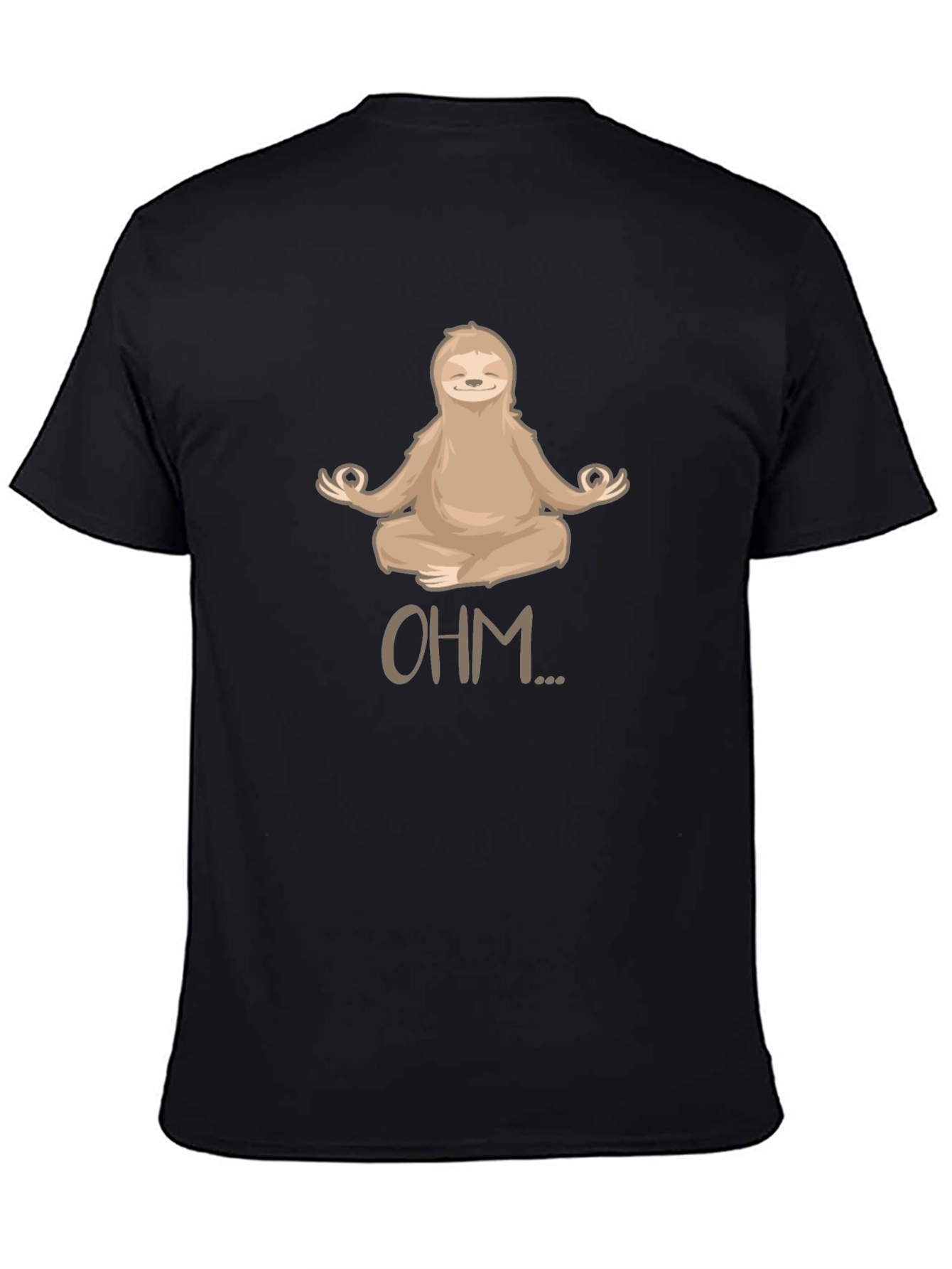 Sloth Ohm T-Shirt - Meditating Animal Tee