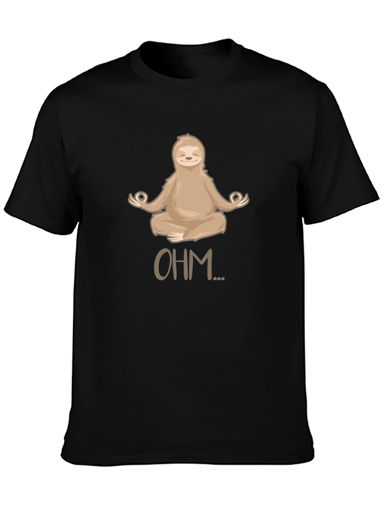 Sloth Ohm T-Shirt - Meditating Animal Tee