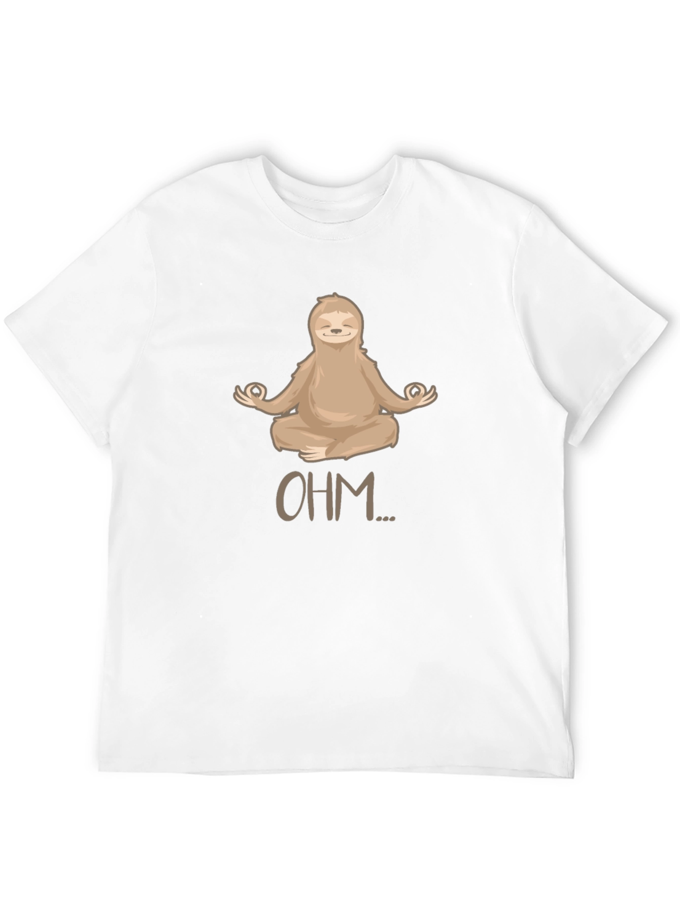Sloth Ohm T-Shirt - Meditating Animal Tee