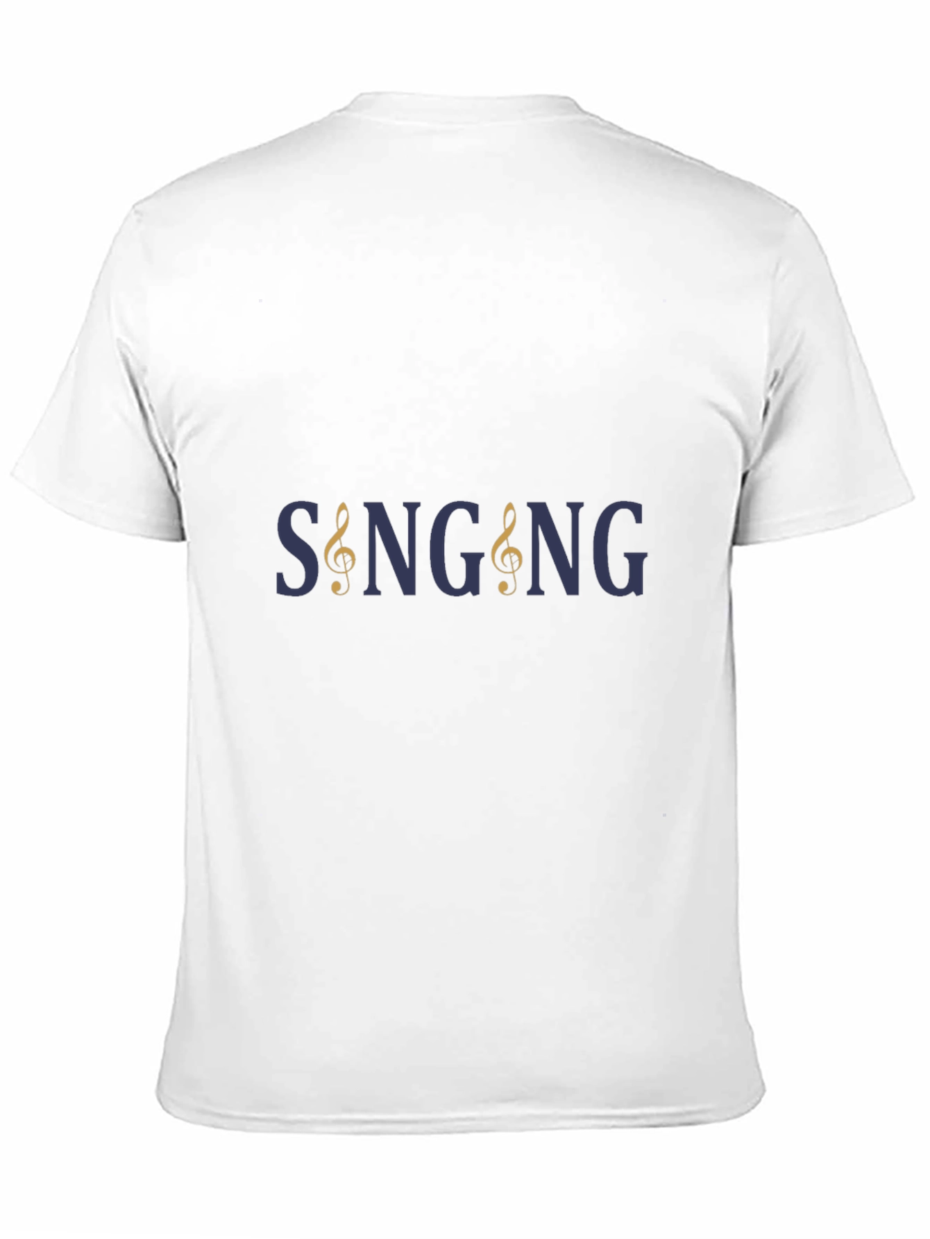 Singing Music Clef Graphic Tee - Black T-Shirt