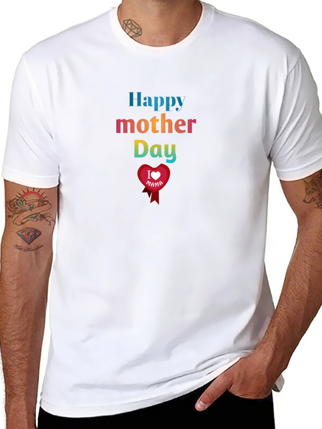 Happy Mothers Day I Love Mama T-Shirt