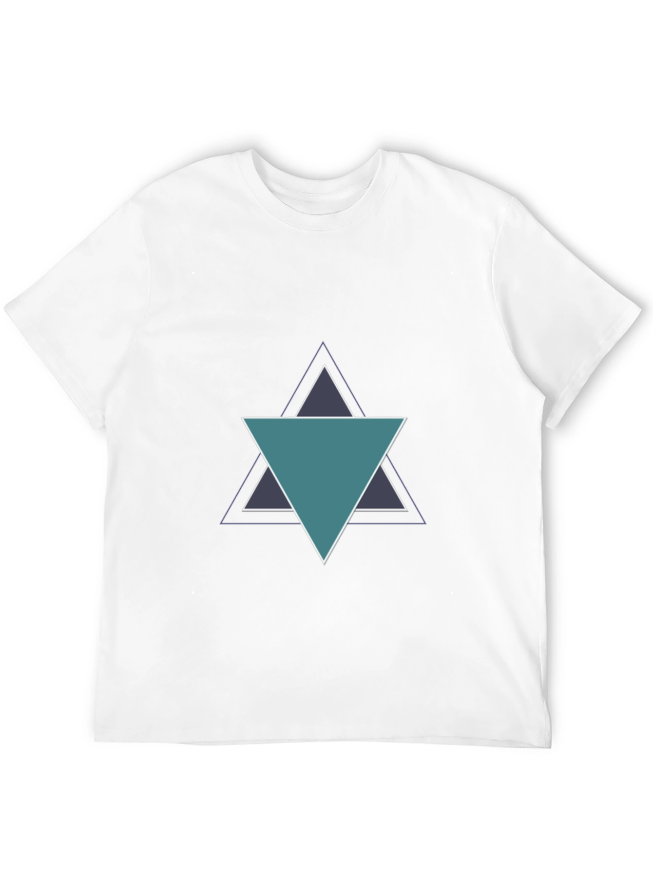 Geometric Triangle Tee - Modern Casual Style