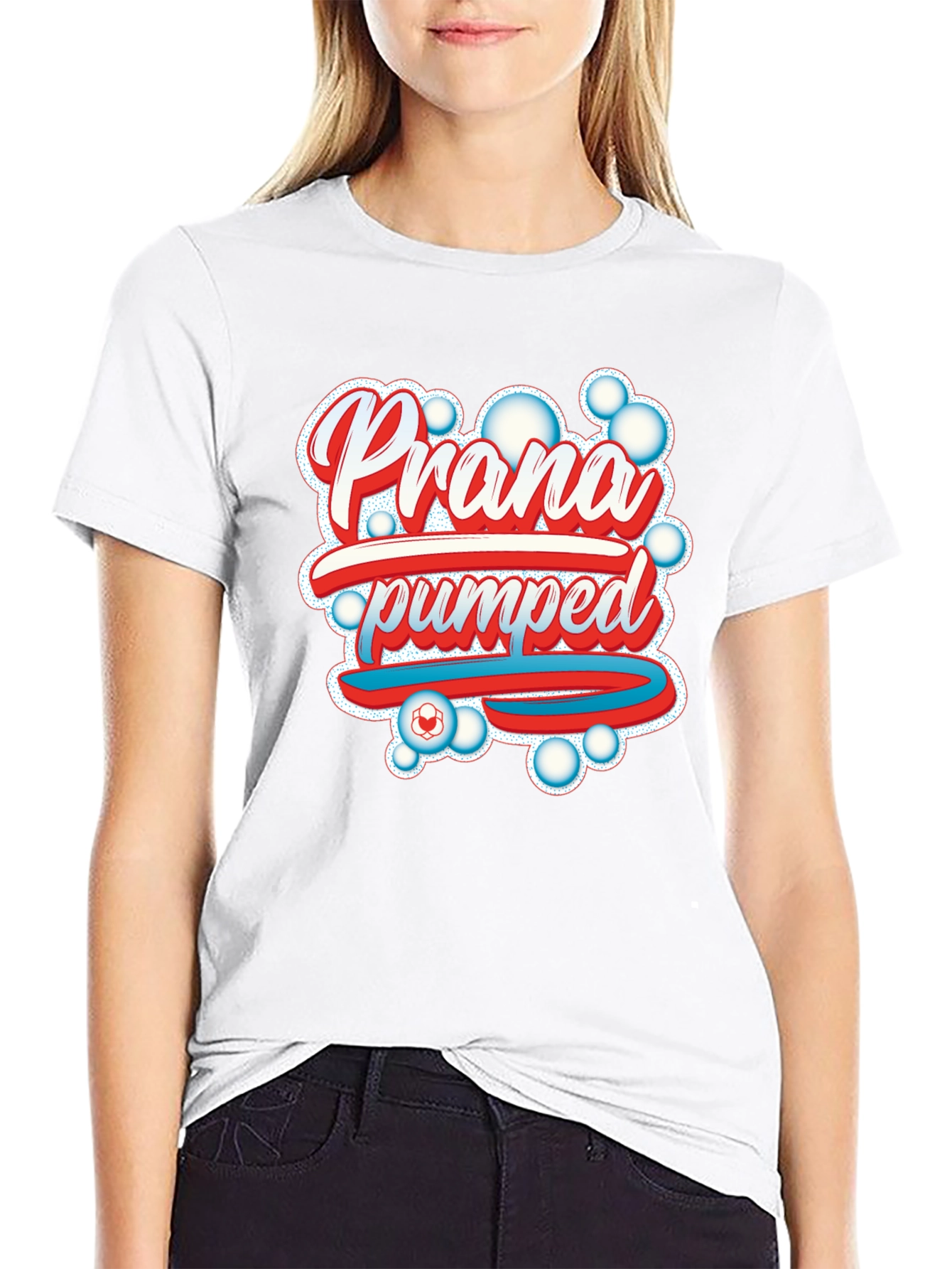 Prana Pumped Black Graphic Tee