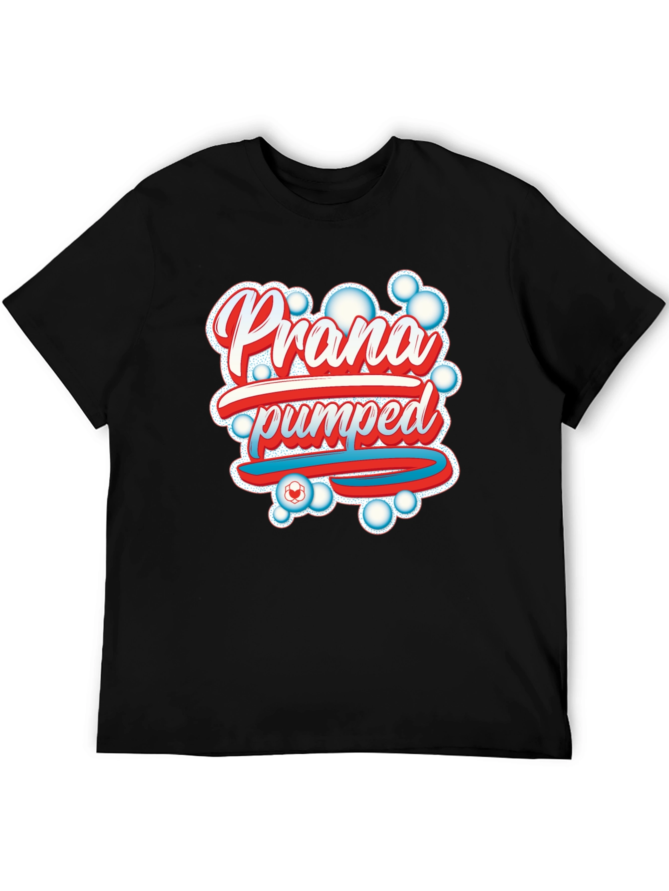Prana Pumped Black Graphic Tee