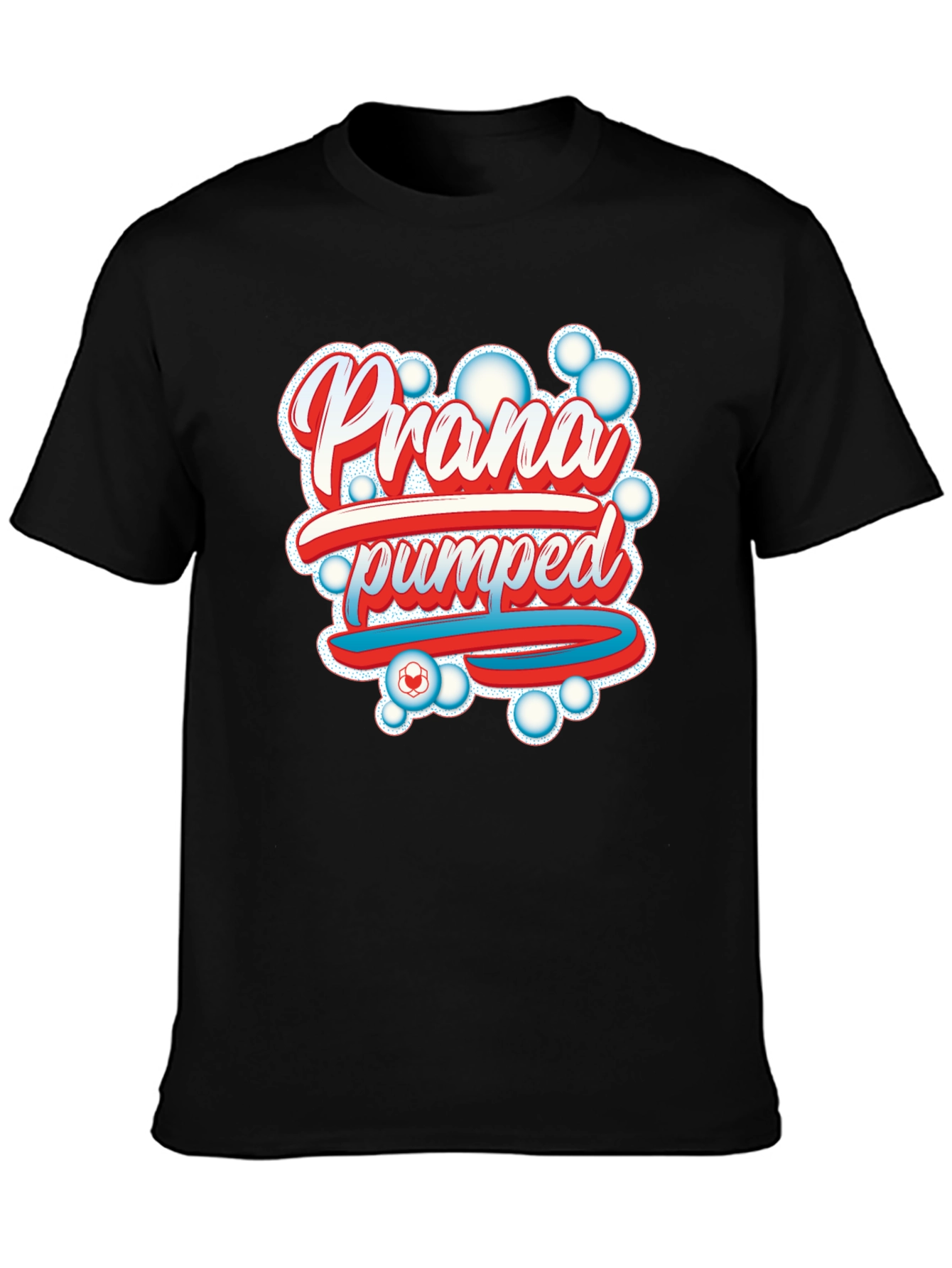 Prana Pumped Black Graphic Tee