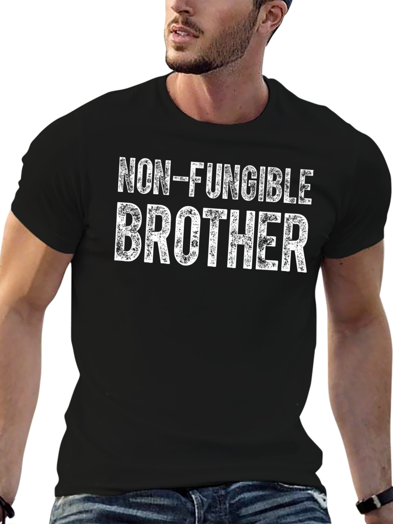Non-Fungible Brother Tee - Crypto Humor T-Shirt