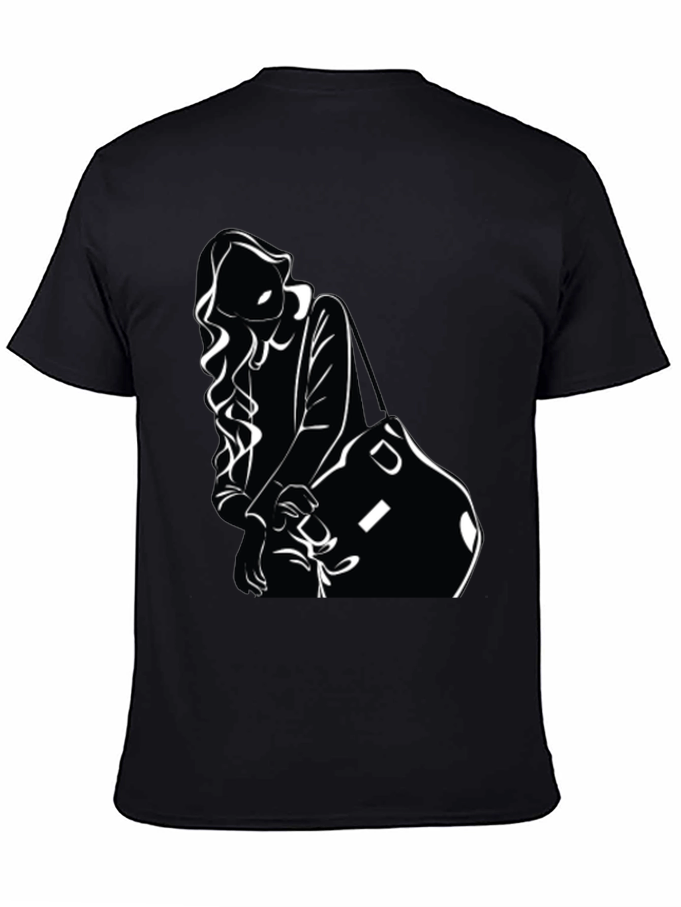 Stylish Woman Silhouette Graphic T-Shirt