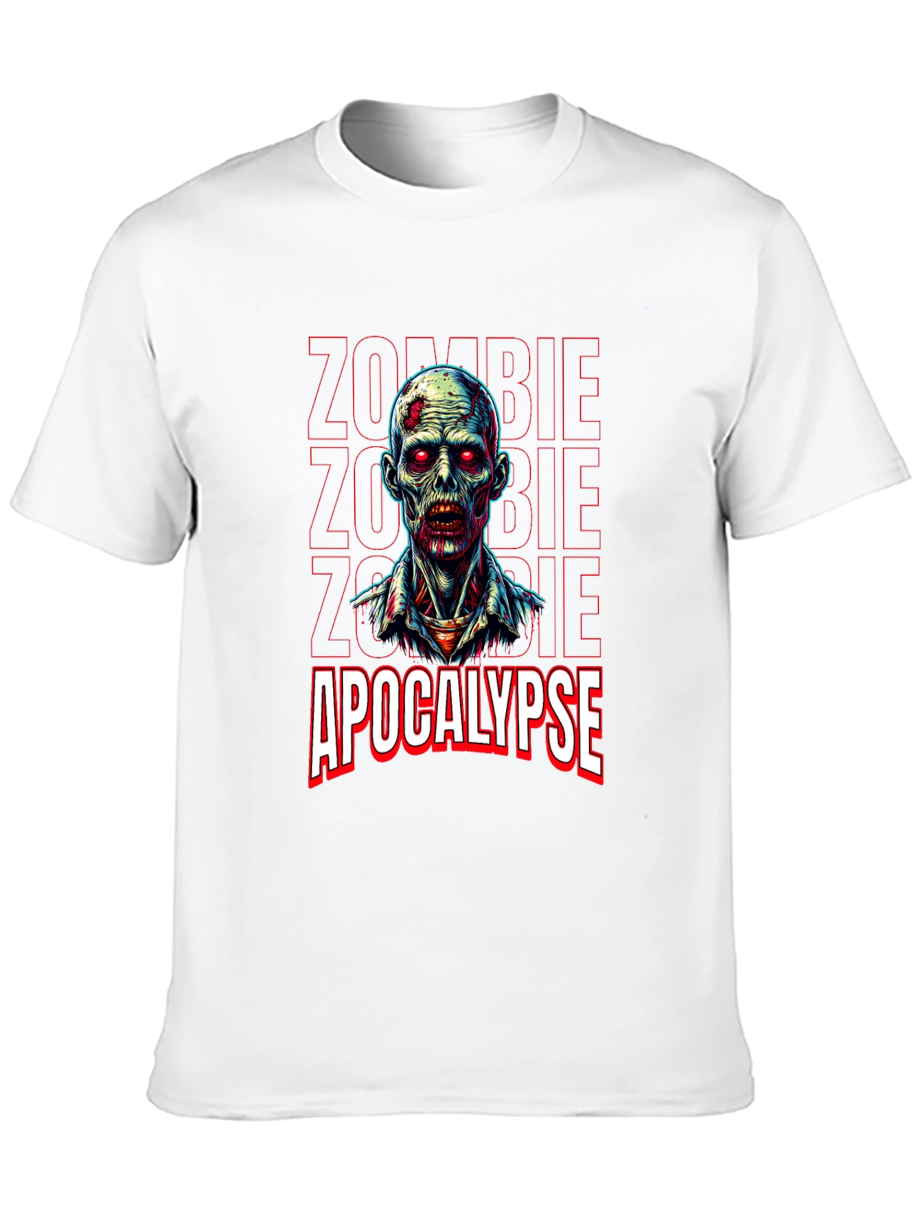 Zombie Apocalypse Graphic Tee - Horror Style