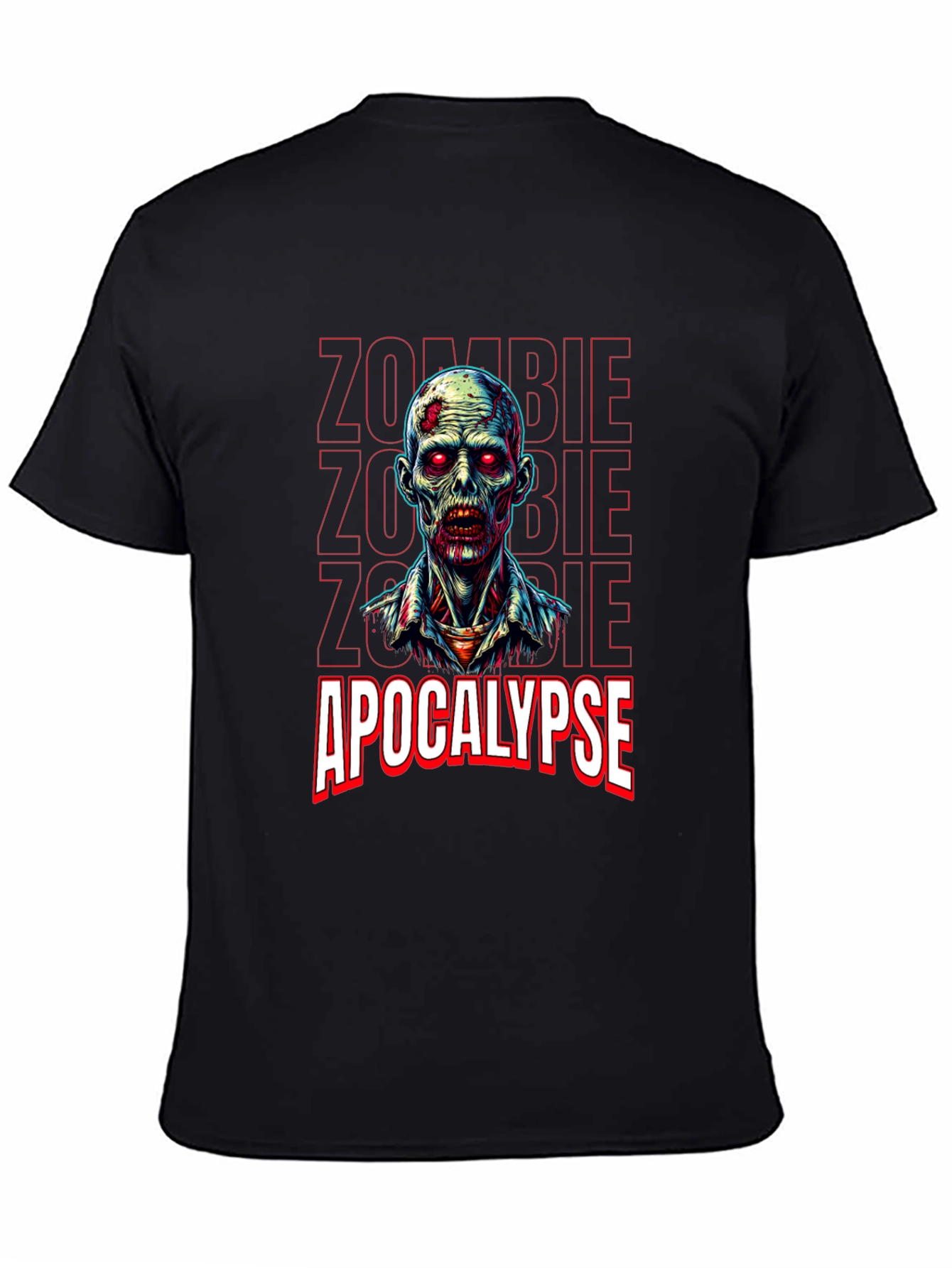 Zombie Apocalypse Graphic Tee - Horror Style