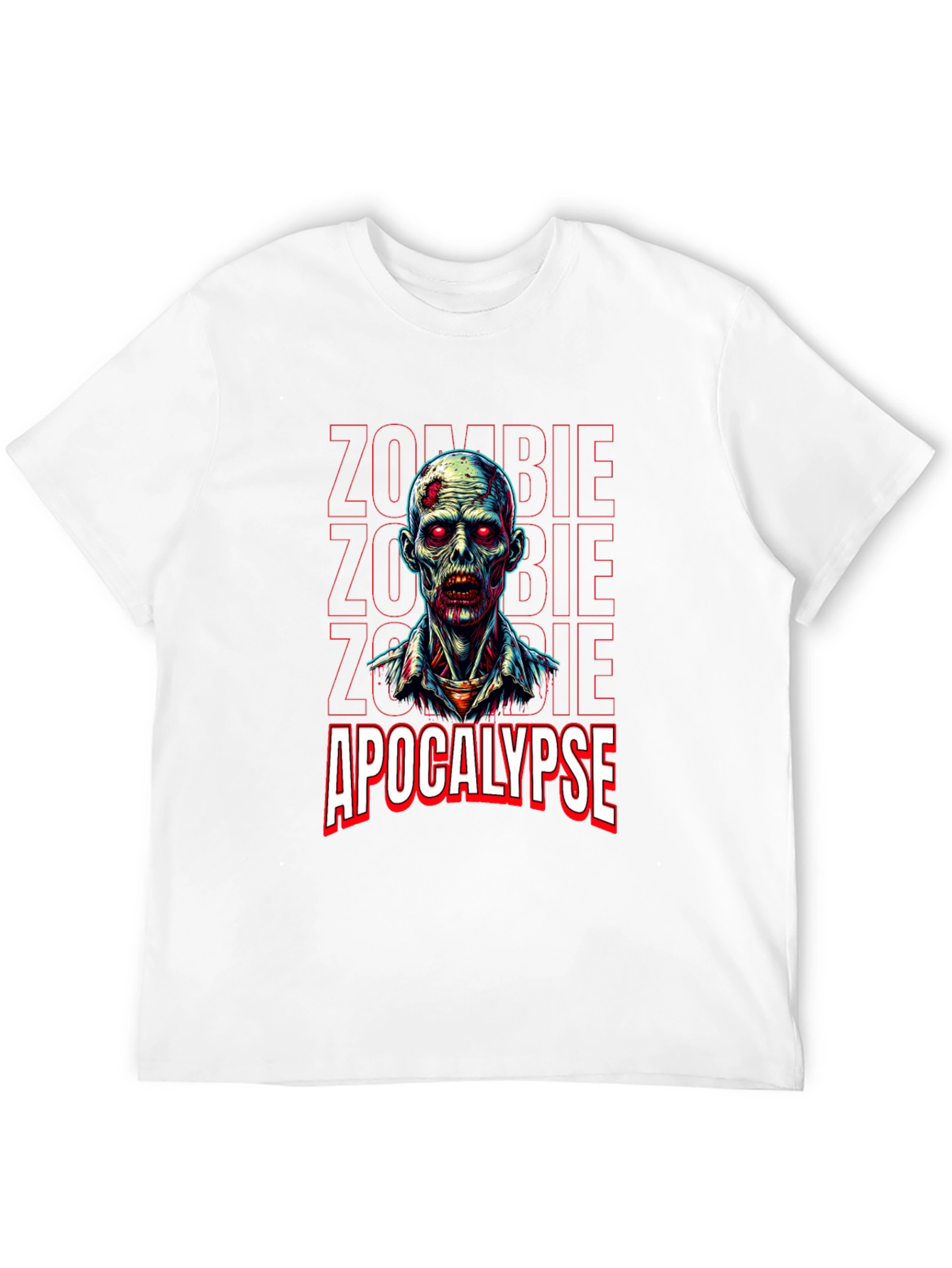 Zombie Apocalypse Graphic Tee - Horror Style