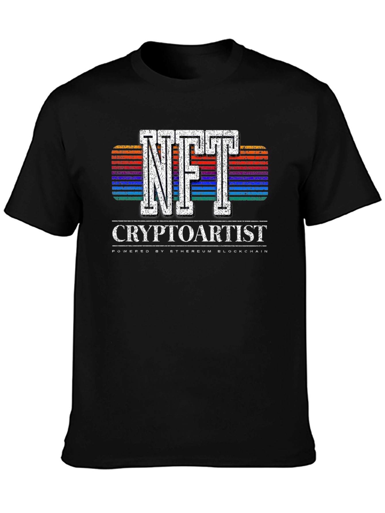 NFT Cryptoartist Graphic Tee - Blockchain Design
