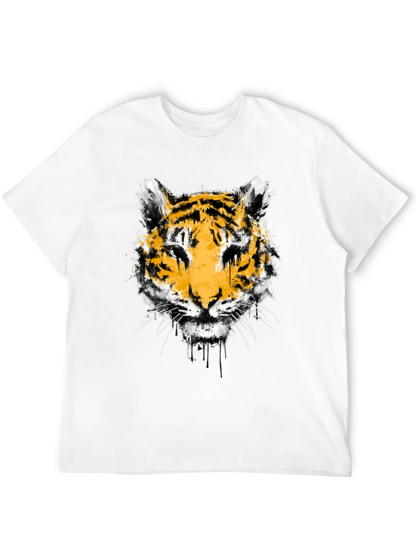 Tiger Graphic Tee - Mens Black T-Shirt