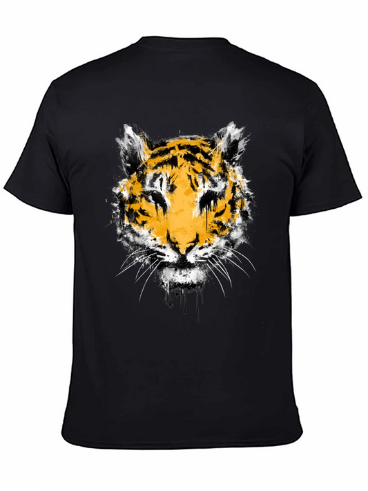 Tiger Graphic Tee - Mens Black T-Shirt
