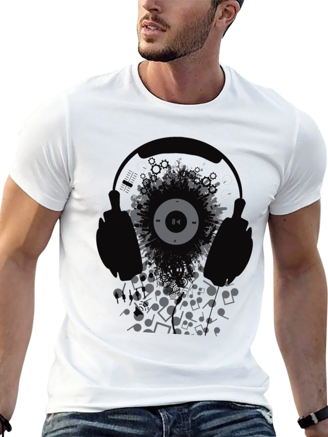 Headphones Music T-Shirt