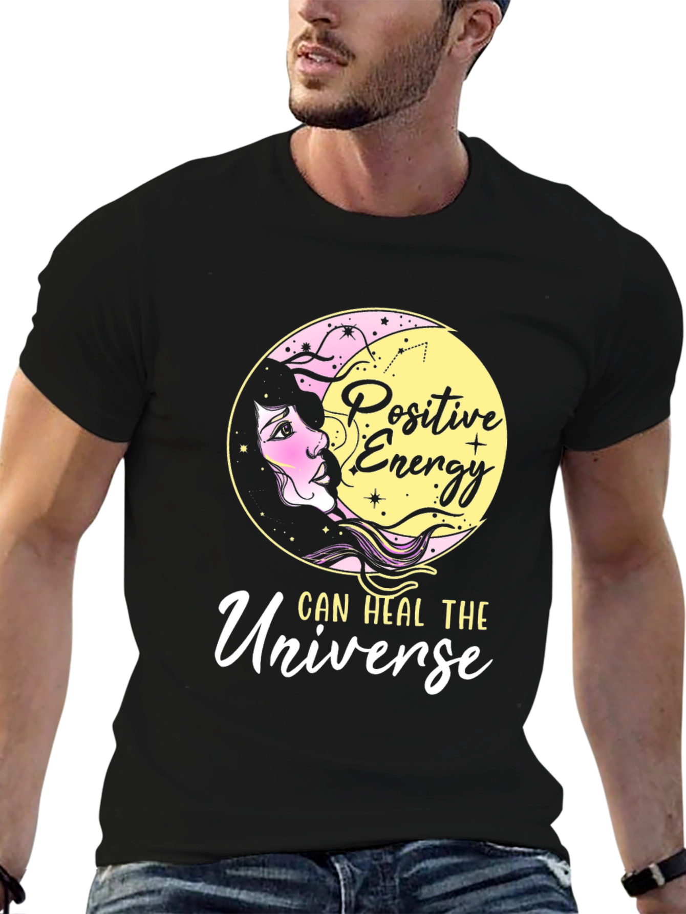 Positive Energy Universe Graphic Tee